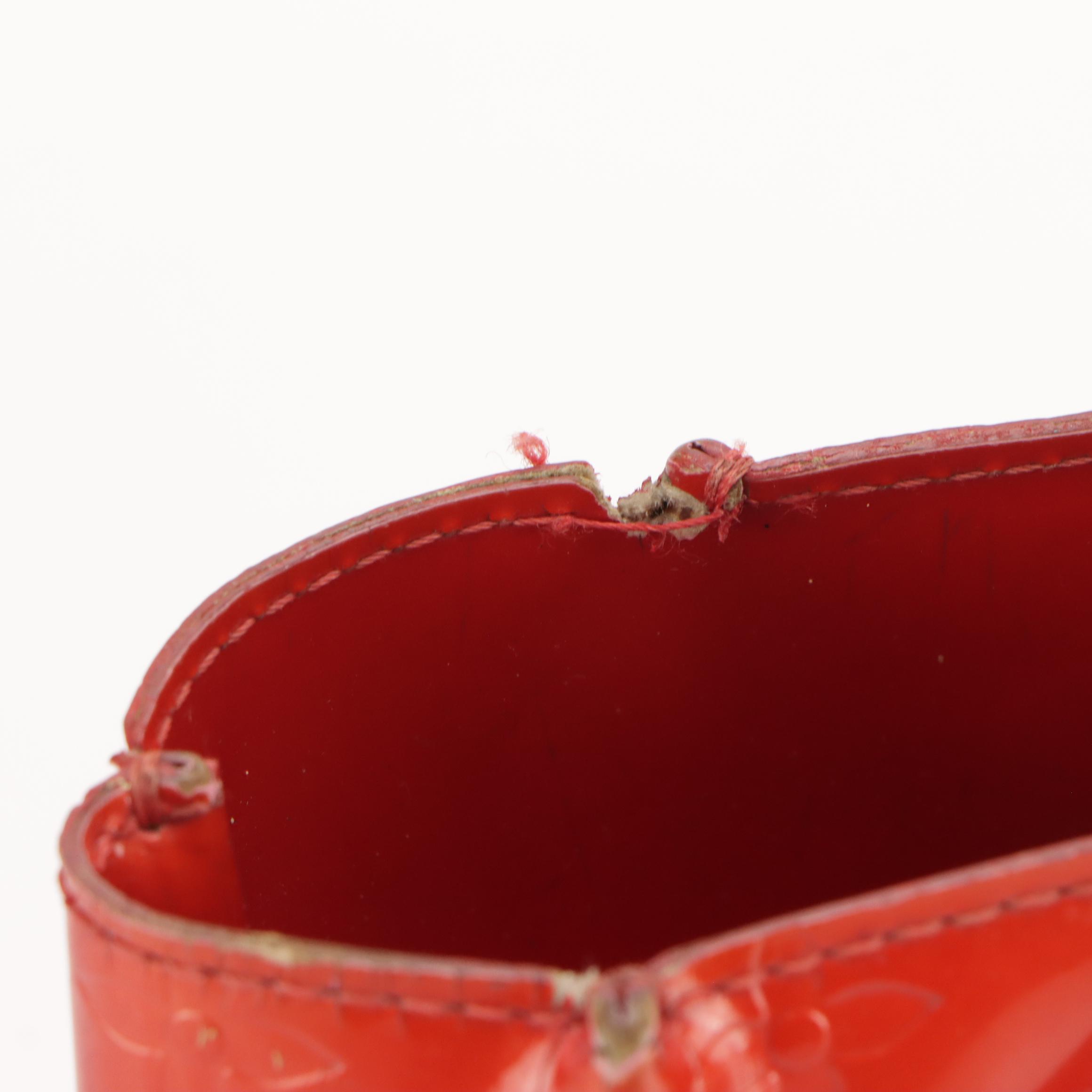 Louis Vuitton Reade PM Tote Bag in Orange Sunset Monogram Vernis