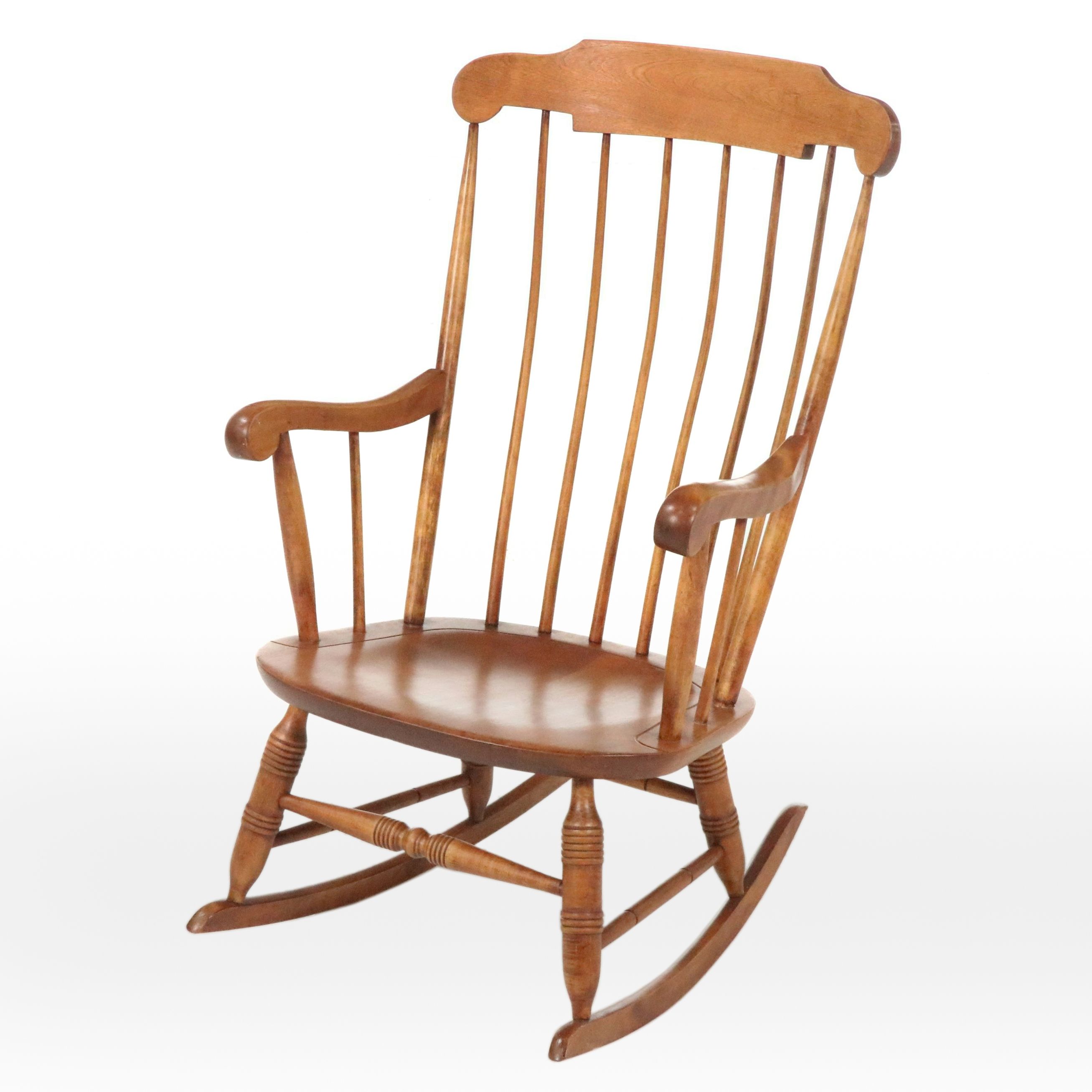 Nichols & Stone Walnut Rocking Chair