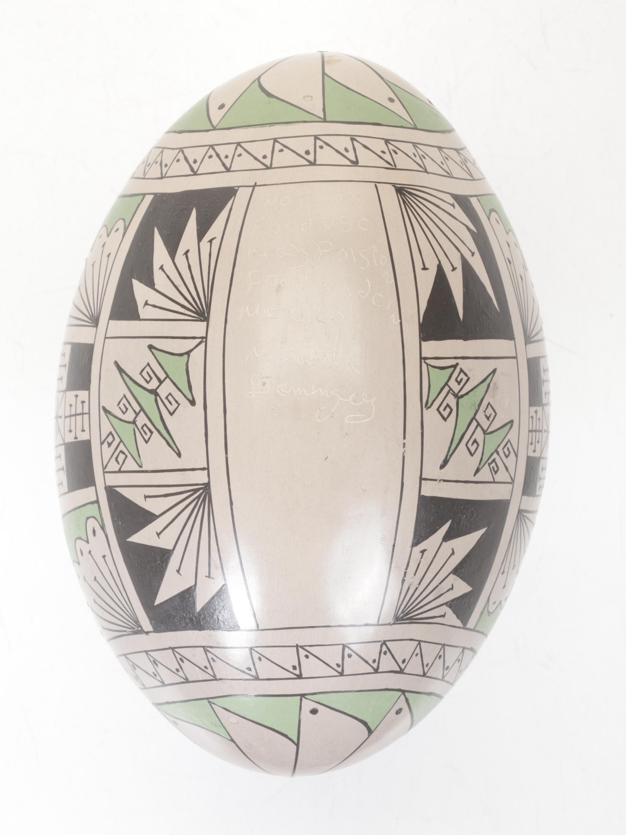 Japanese Cast Iron Chicken Censer, Carved Pintail & Olla by Manuela Dominguez