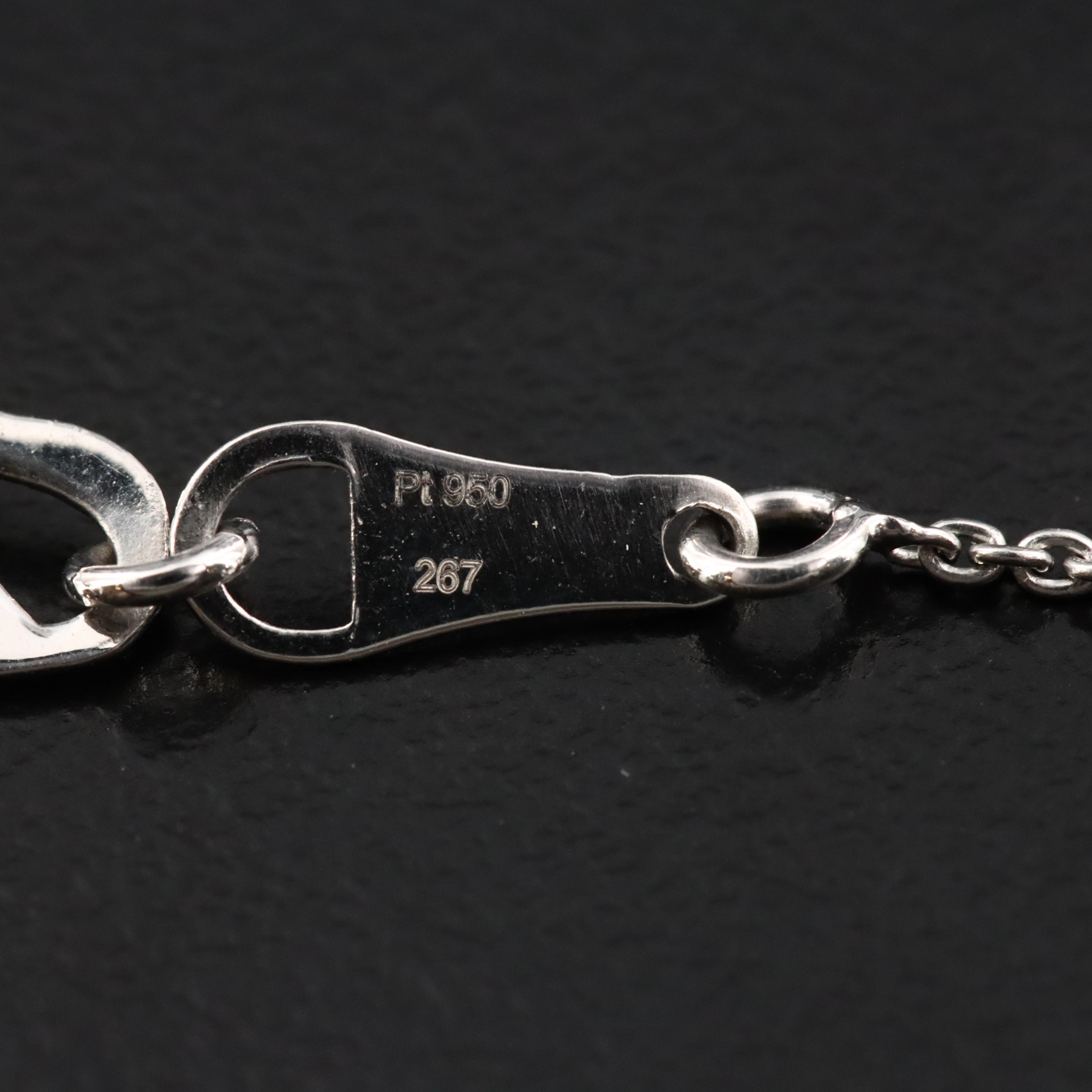 Platinum 3.03 CT Lab Grown Diamond Solitaire Necklace with IGI Report