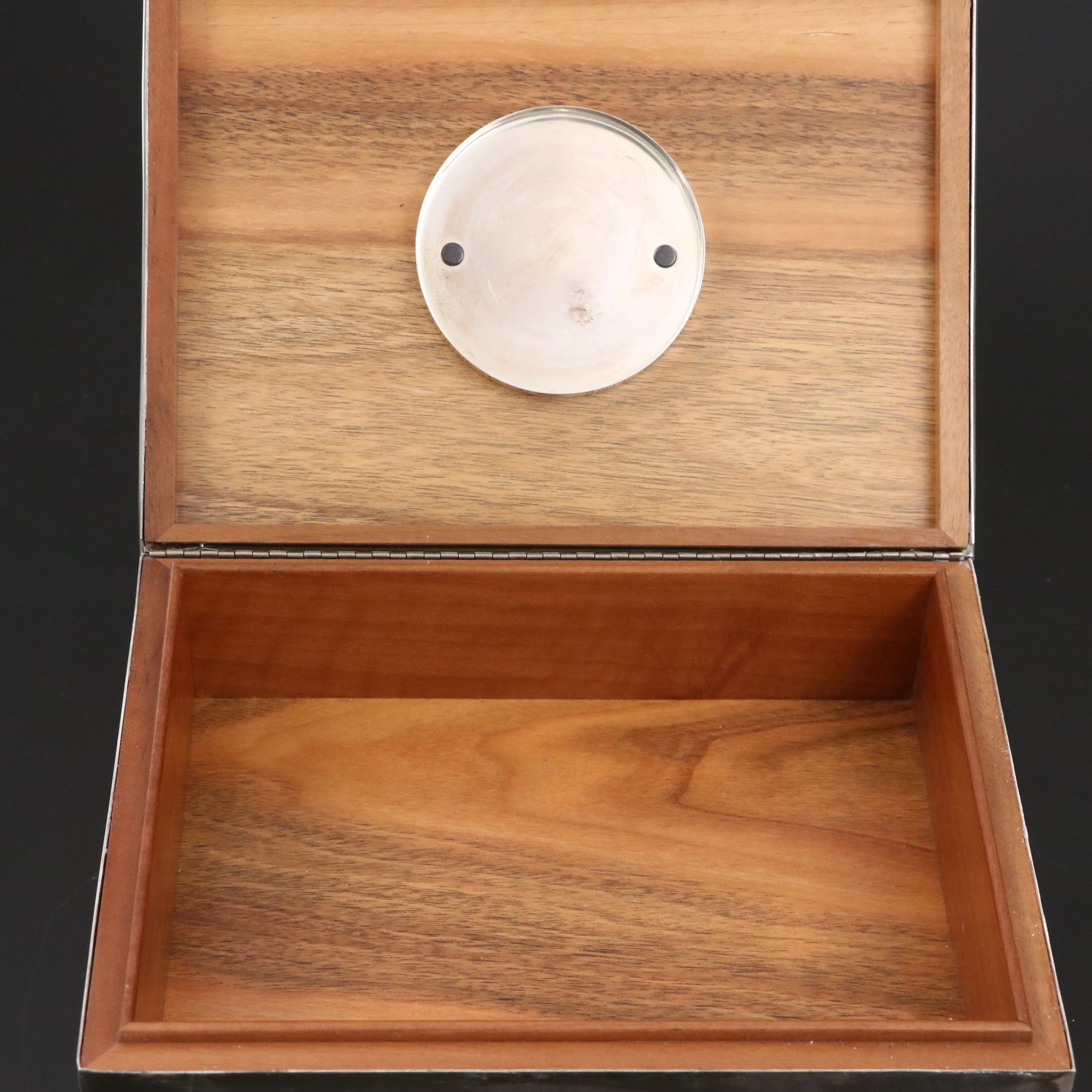 Tiffany & Co. Italian Sterling Silver and Cedar Cigar Box