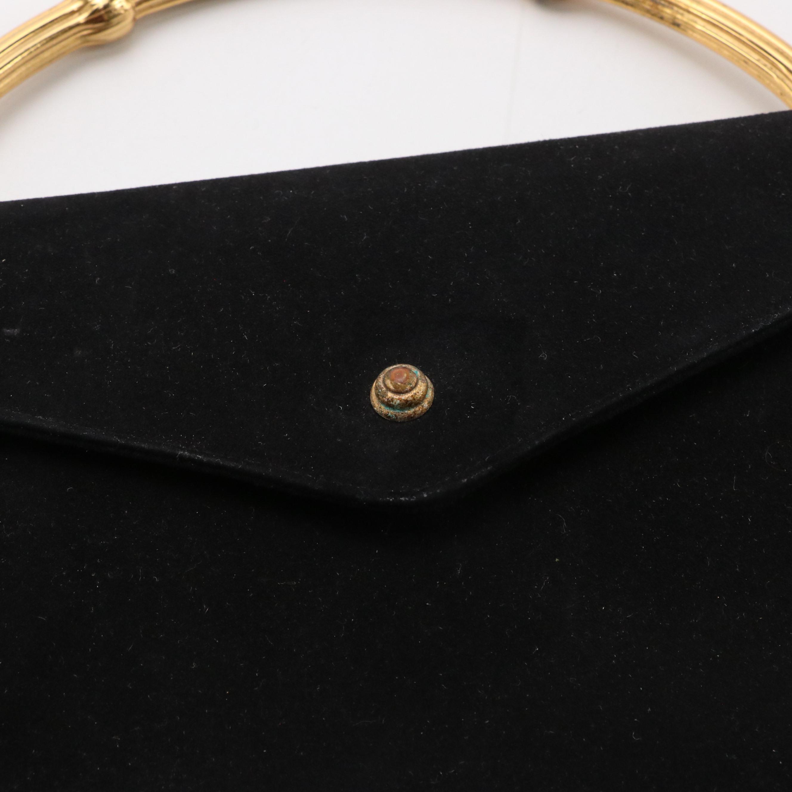 Koret and Magid Vintage Evening Clutch Bags in Satin and Suede