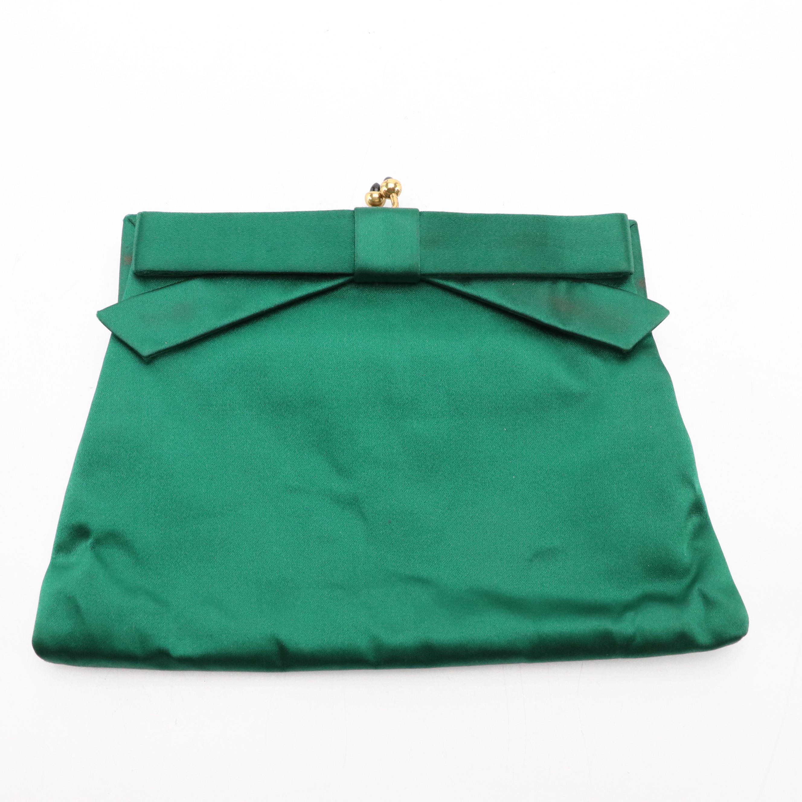 Koret and Magid Vintage Evening Clutch Bags in Satin and Suede