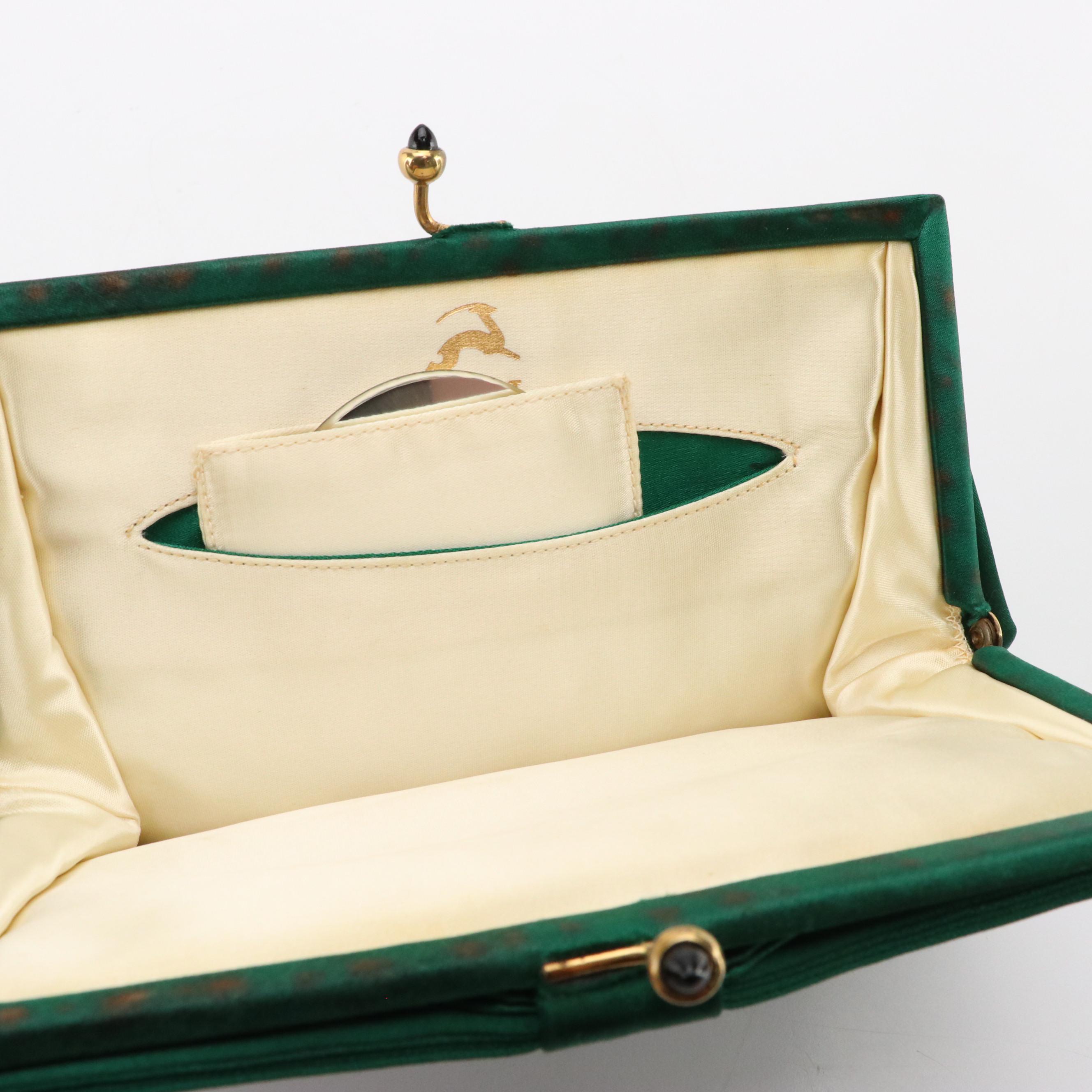 Koret and Magid Vintage Evening Clutch Bags in Satin and Suede