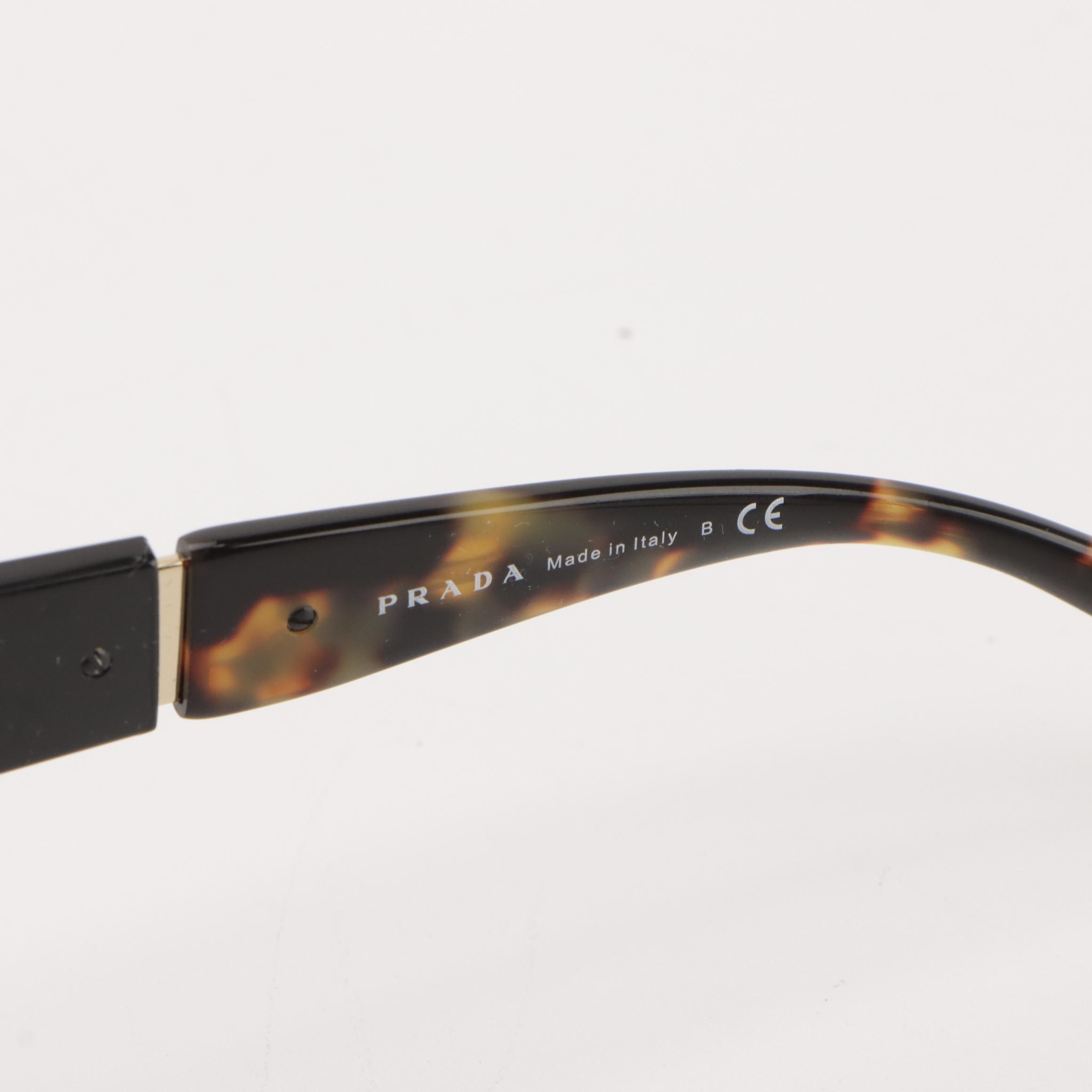 Prada SPR02WS Pillow Frame Sunglassess with Case