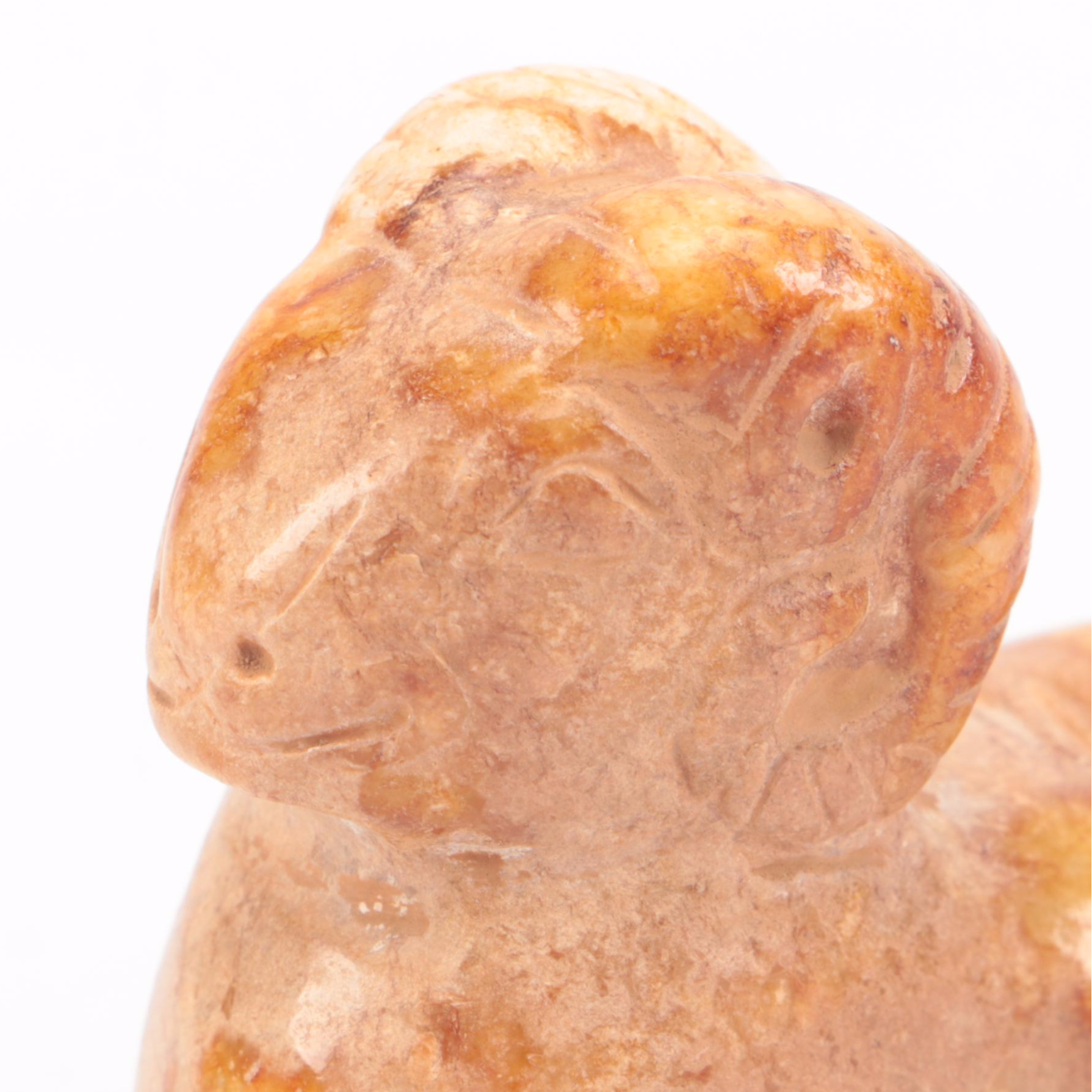 Chinese Carved Serpentine Recumbent Ram, Song Dynasty