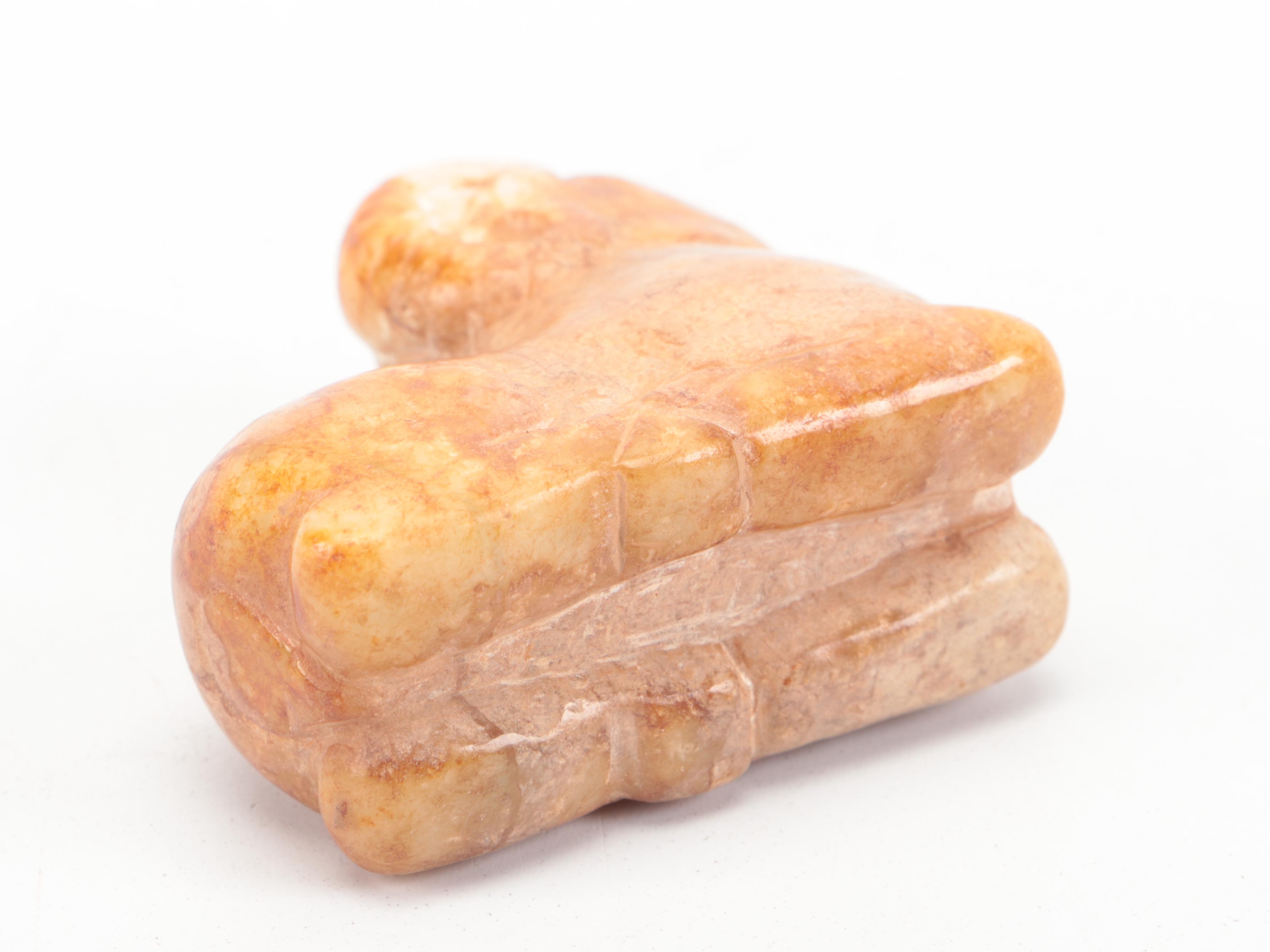 Chinese Carved Serpentine Recumbent Ram, Song Dynasty