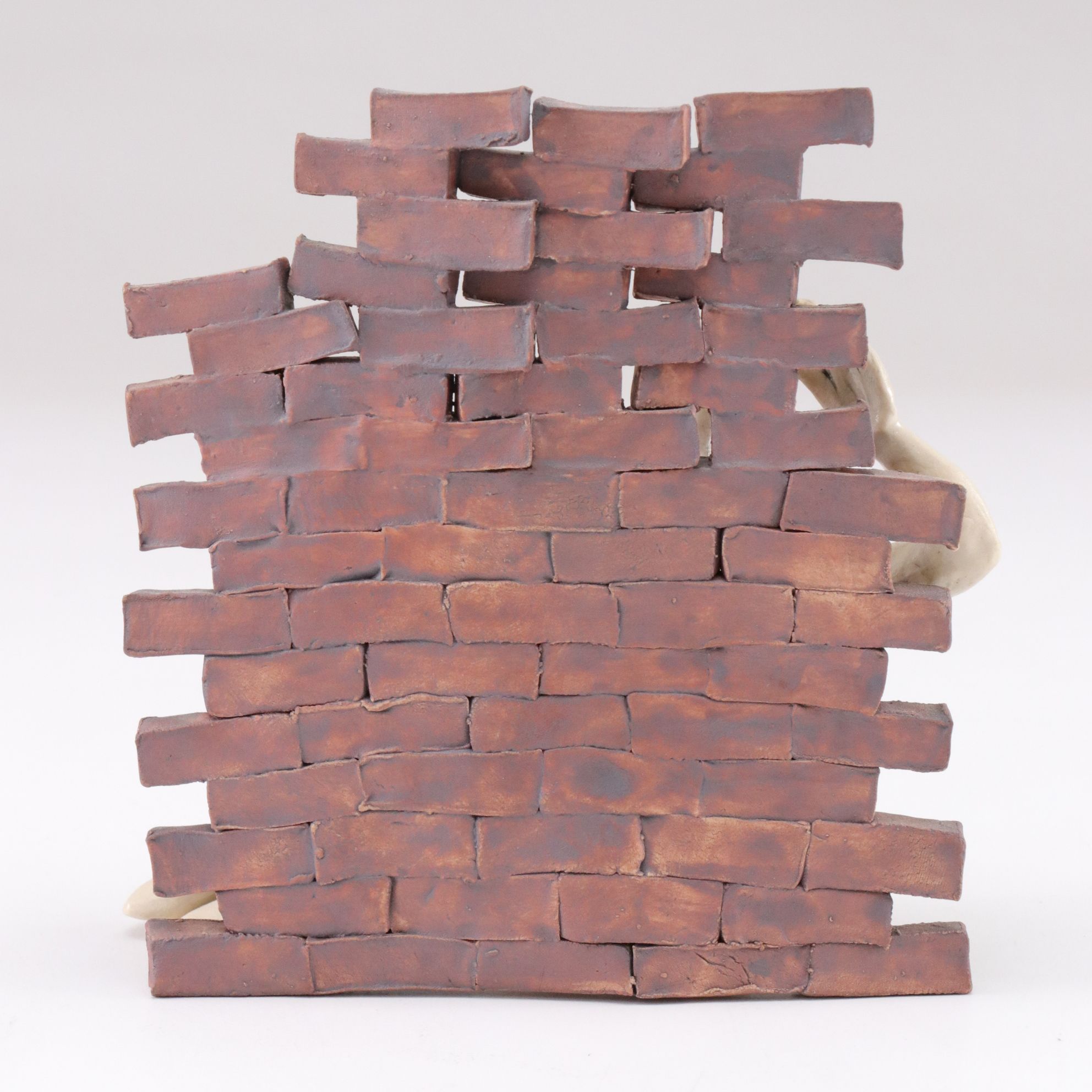 Aggie Zed Ceramic Sculpture "Brickman"