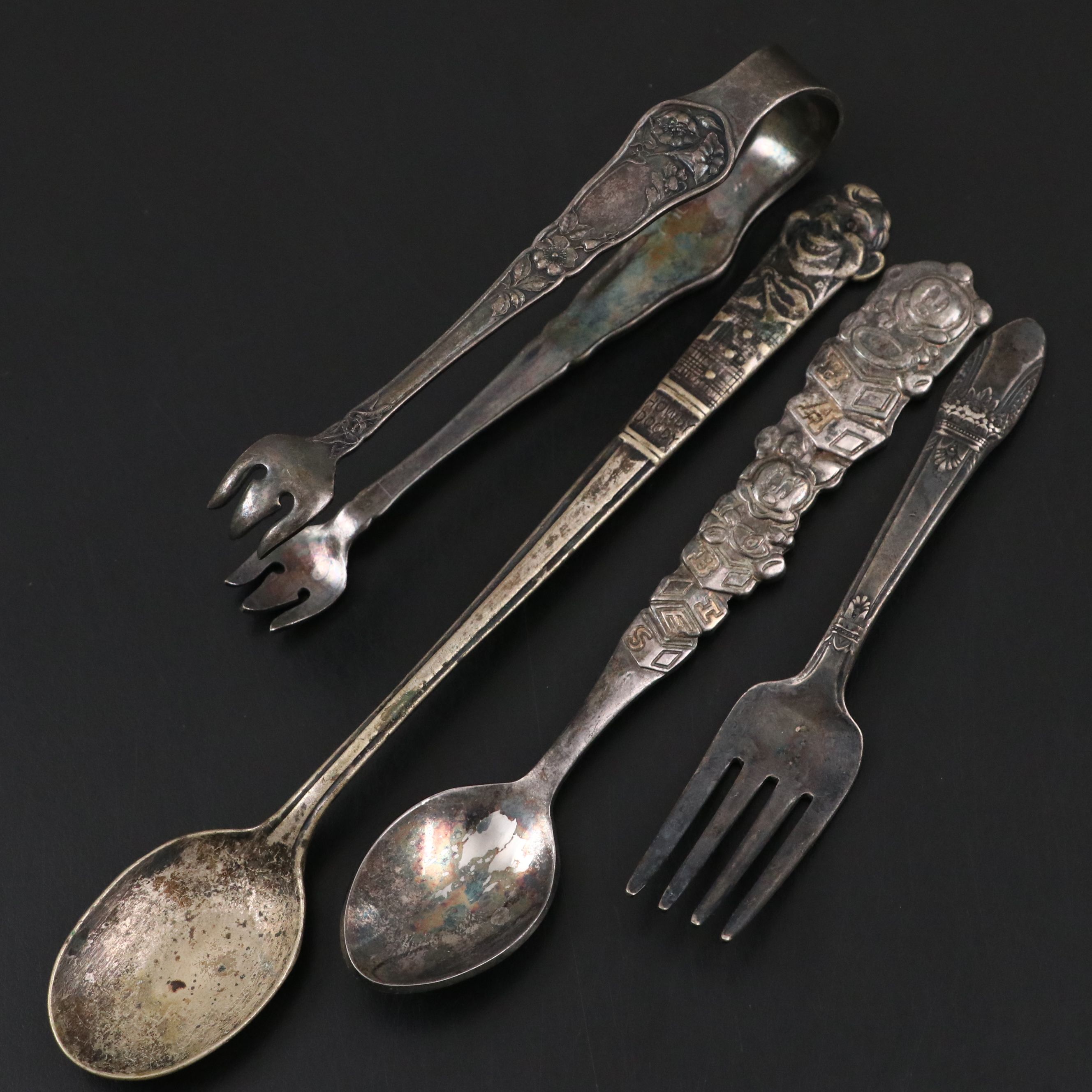 Dansk "Odin" Stainless Flatware with Silver Plate Pitcher and Others