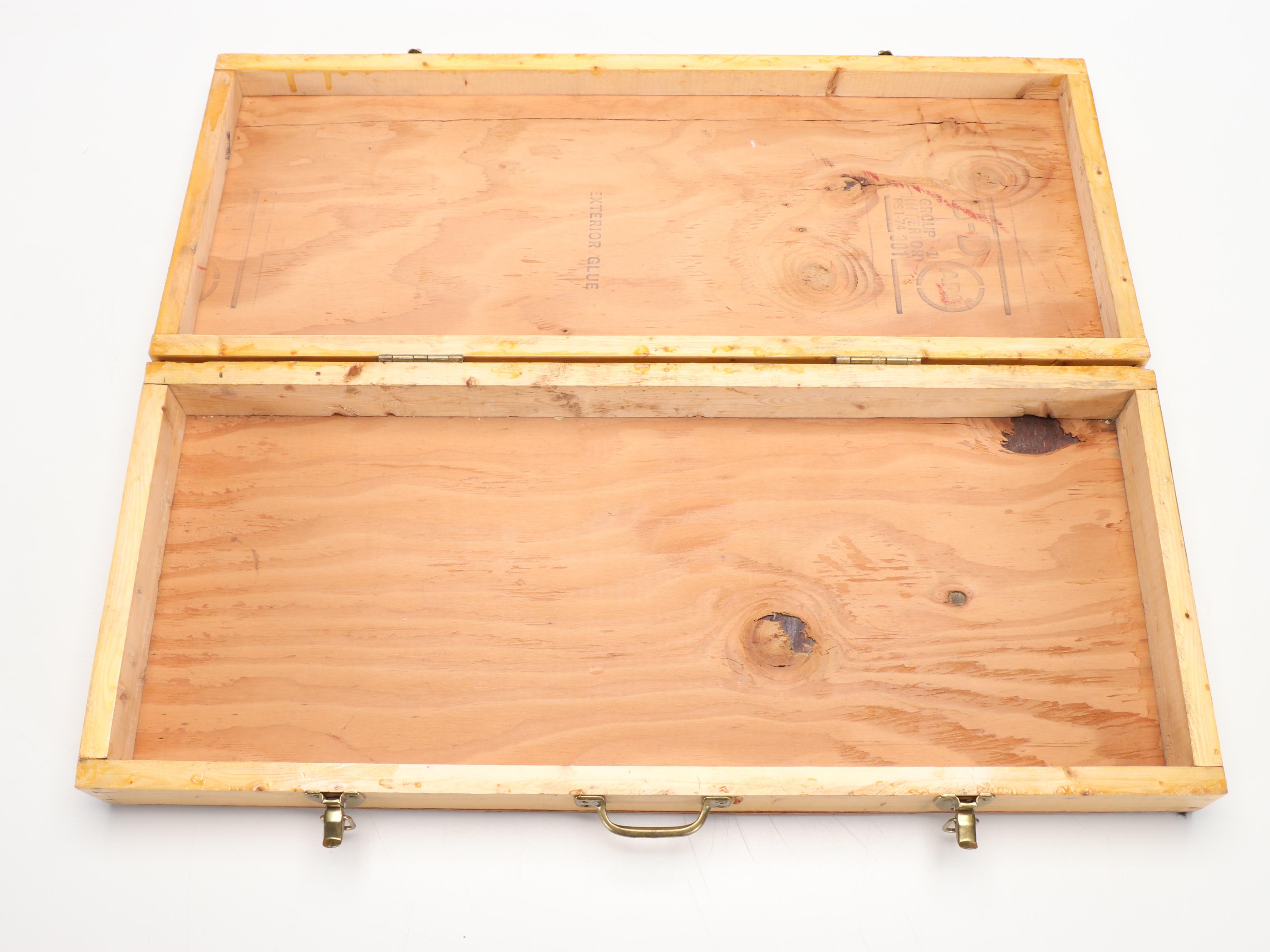 Bicentennial American Eagle Wooden Box