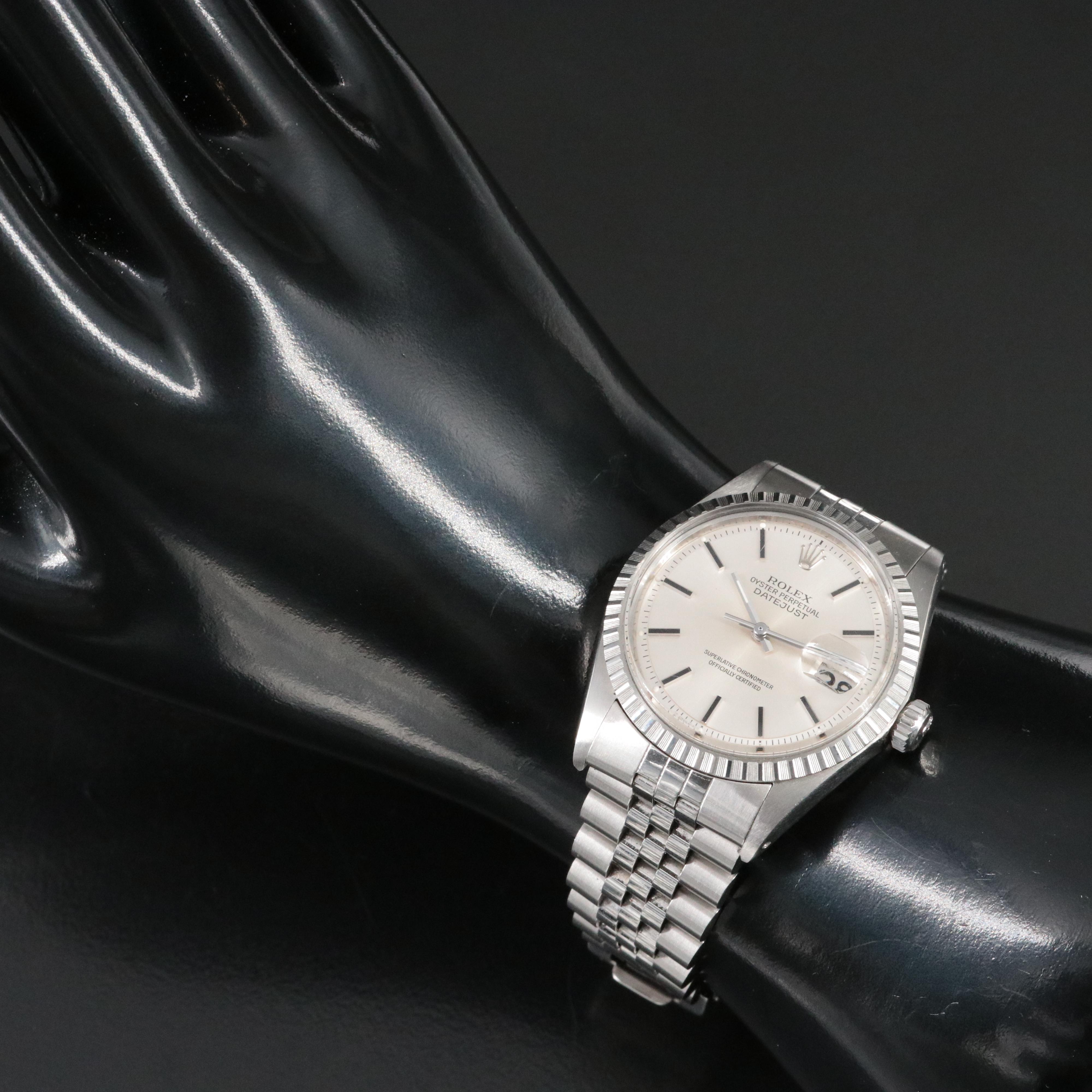 1973 Rolex Datejust Model 1603 Steelinox Watch
