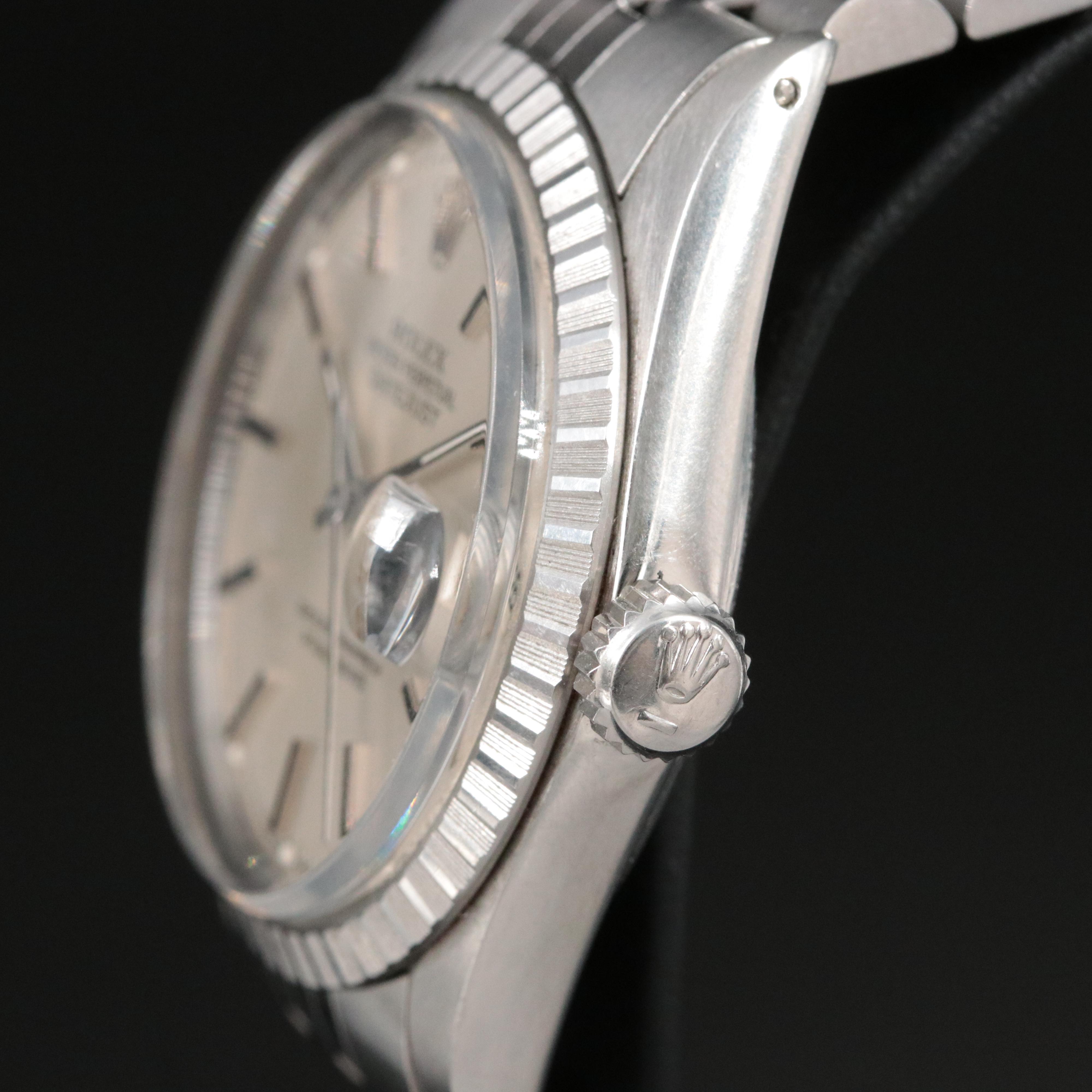 1973 Rolex Datejust Model 1603 Steelinox Watch