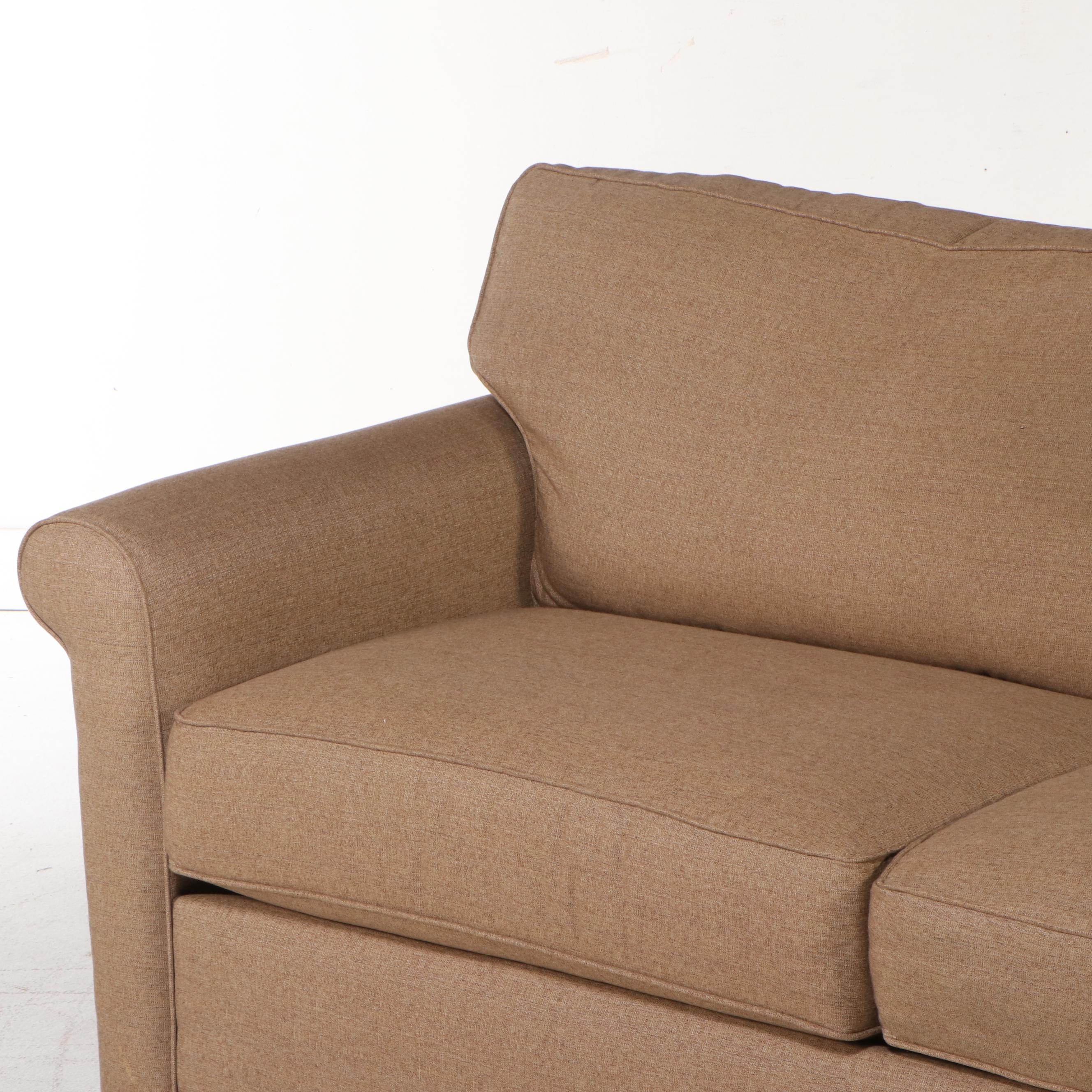 Haverty's Contemporary Fabric Upholstered Loveseat