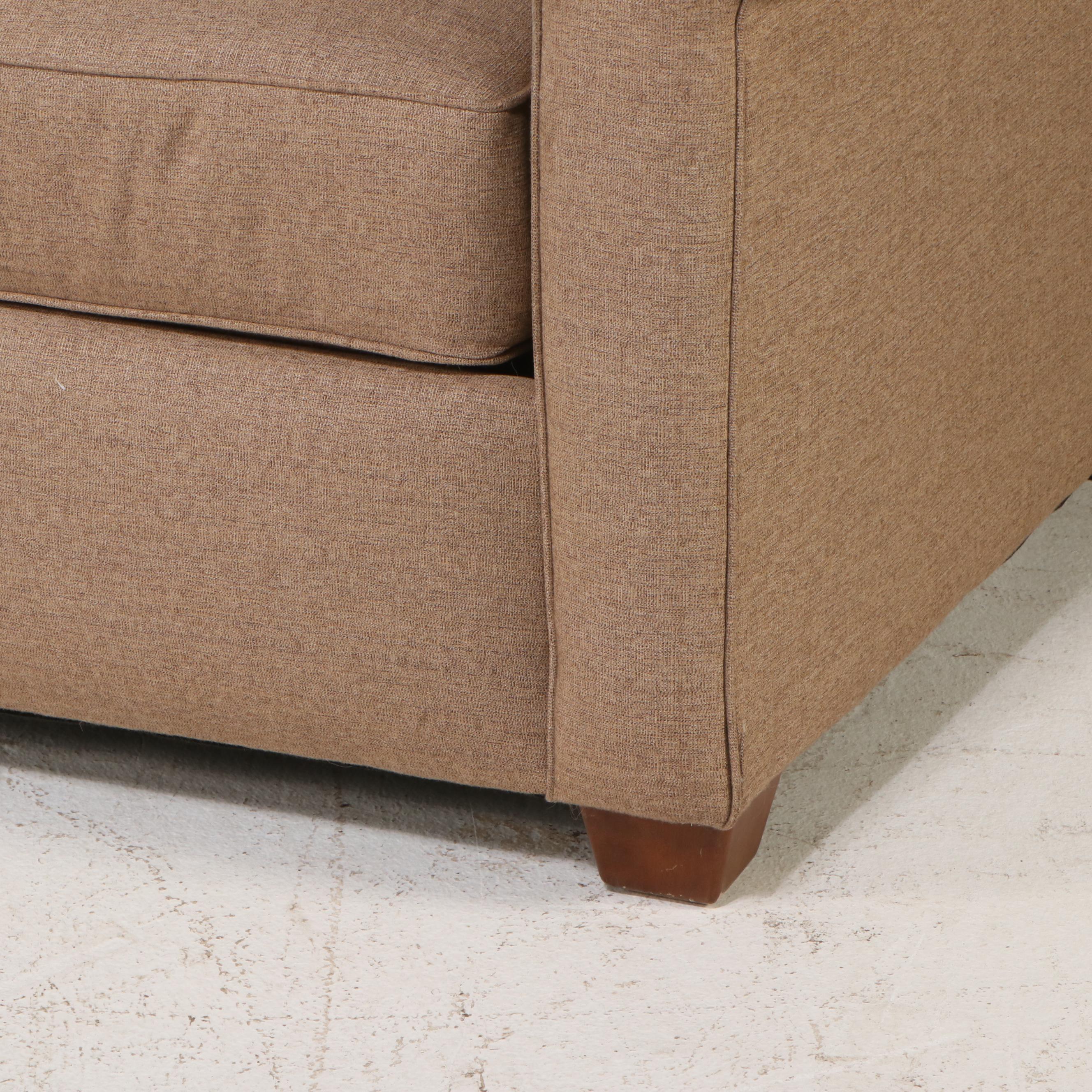 Haverty's Contemporary Fabric Upholstered Loveseat