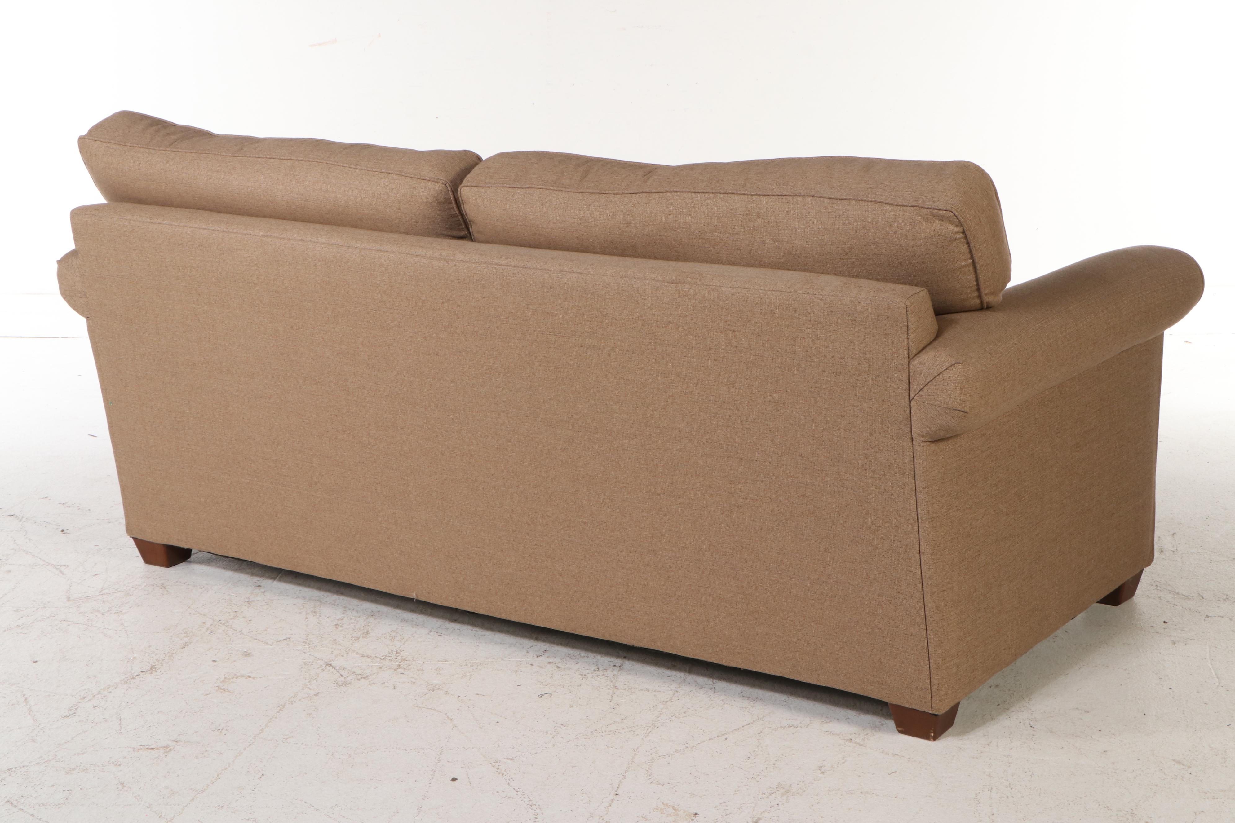 Haverty's Contemporary Fabric Upholstered Loveseat