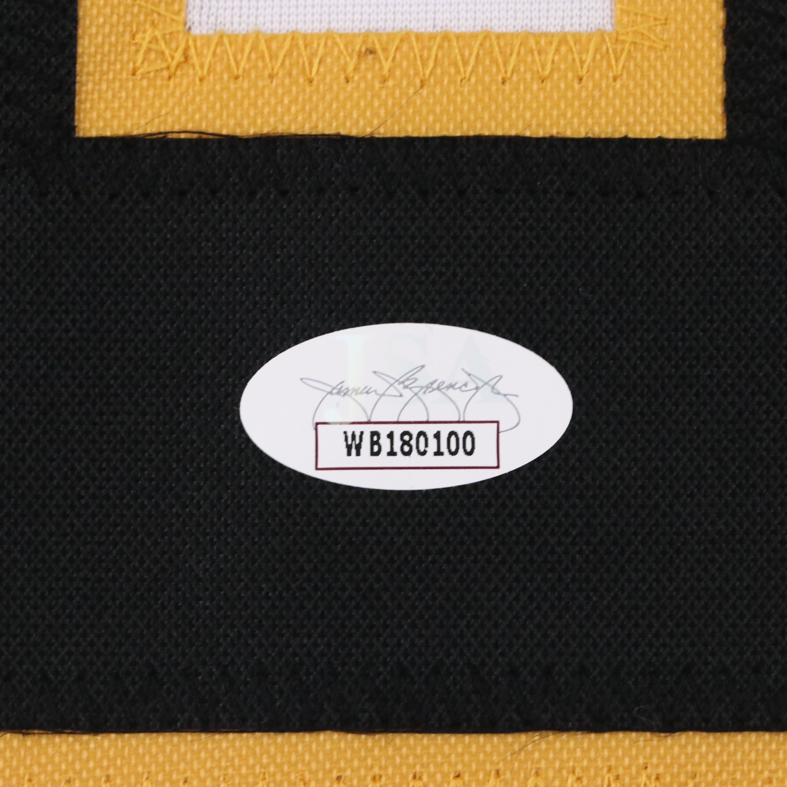 Pavel Zacha Signed Boston Bruins Hockey Jersey, JSA