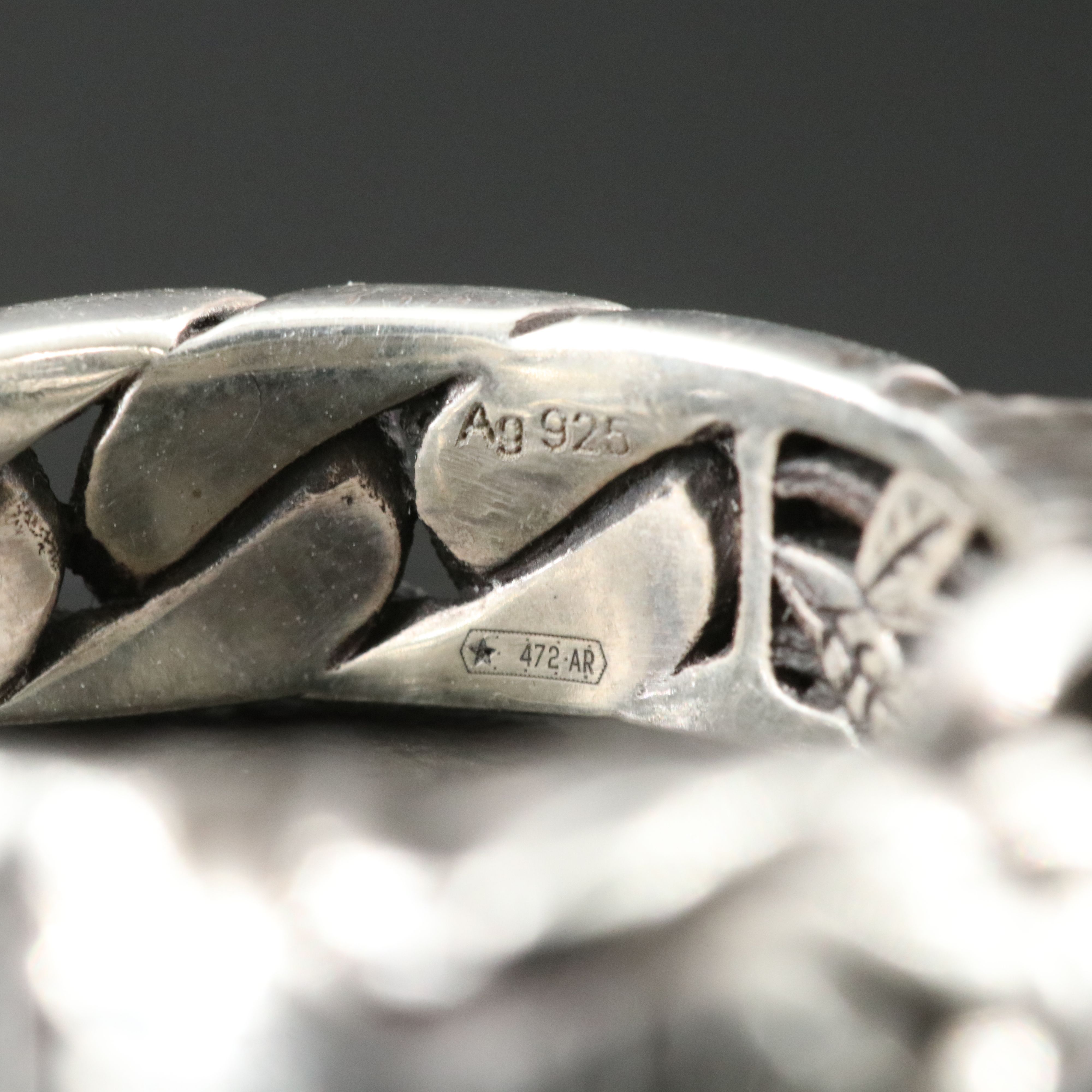 Gucci Sterling Double Tiger Head Ring