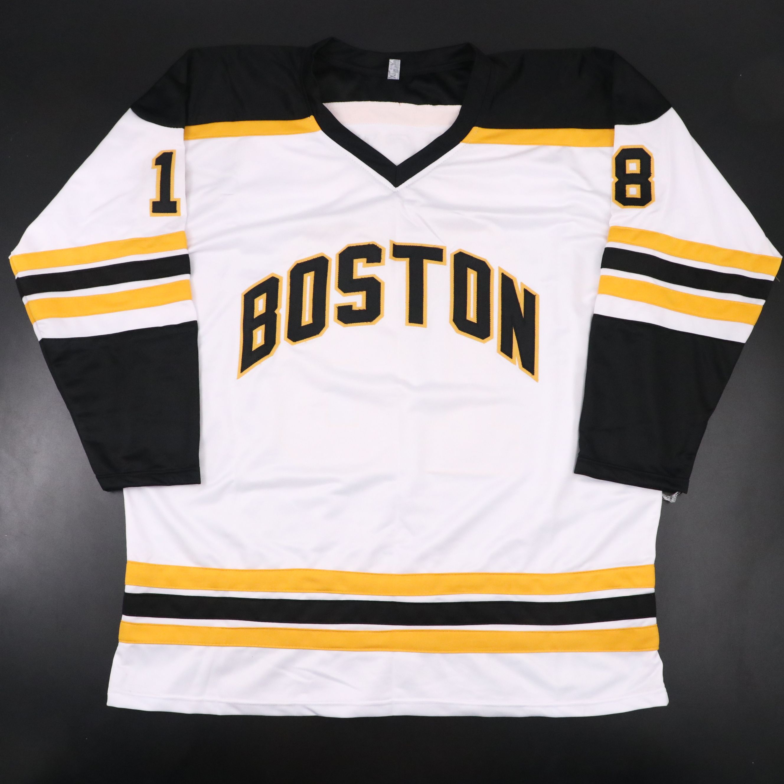 Pavel Zacha Signed Boston Bruins Hockey Jersey, JSA