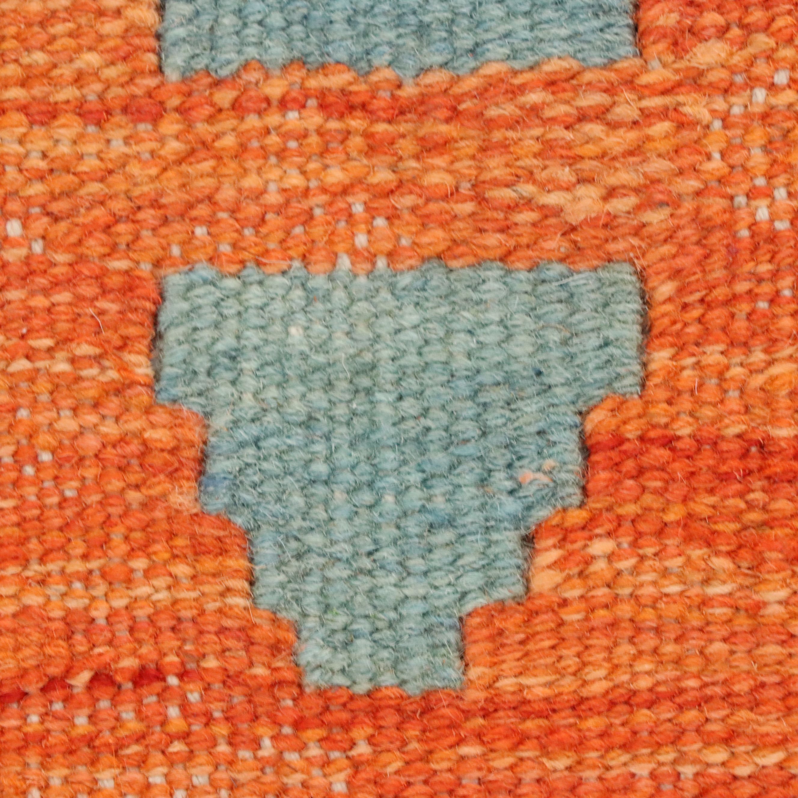 2'9 x 9'7 Handwoven Pakistani Kilim Carpet Runner