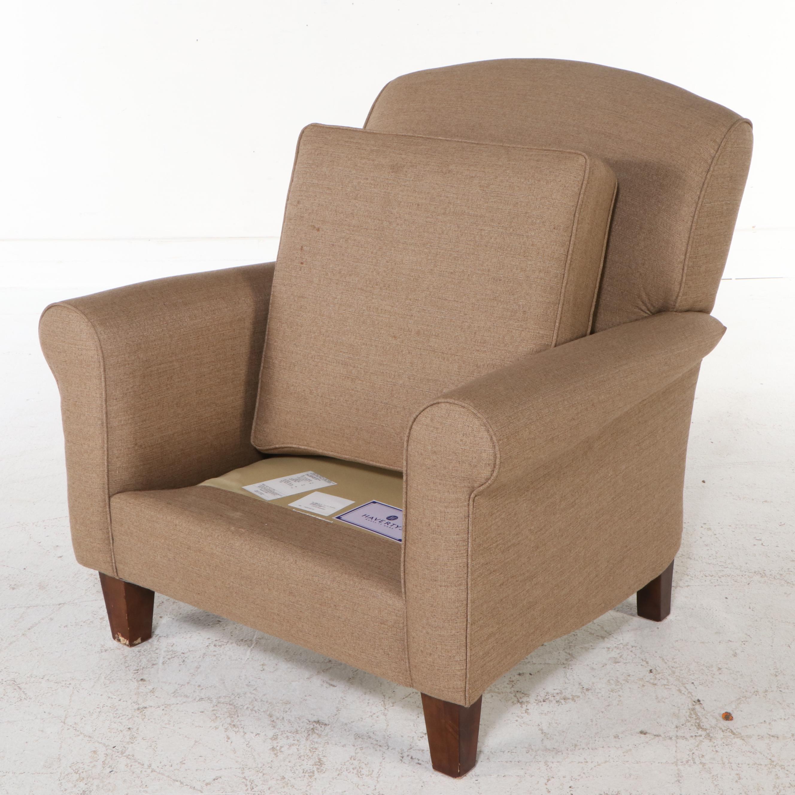 Haverty's Contemporary Fabric Upholstered Club Chair
