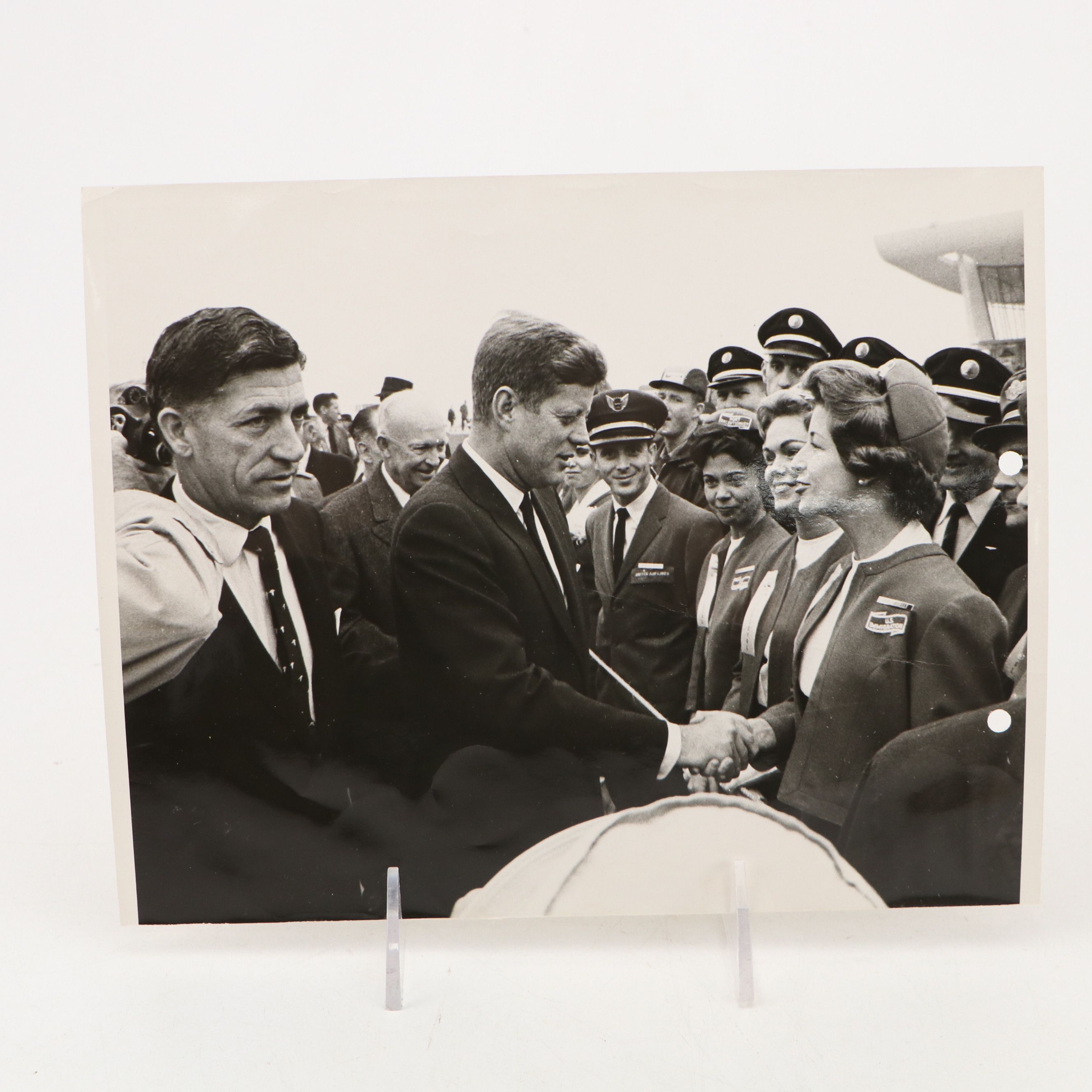 NASA "Abroad the USS Hornet" Richard Nixon and John F. Kennedy Photographs