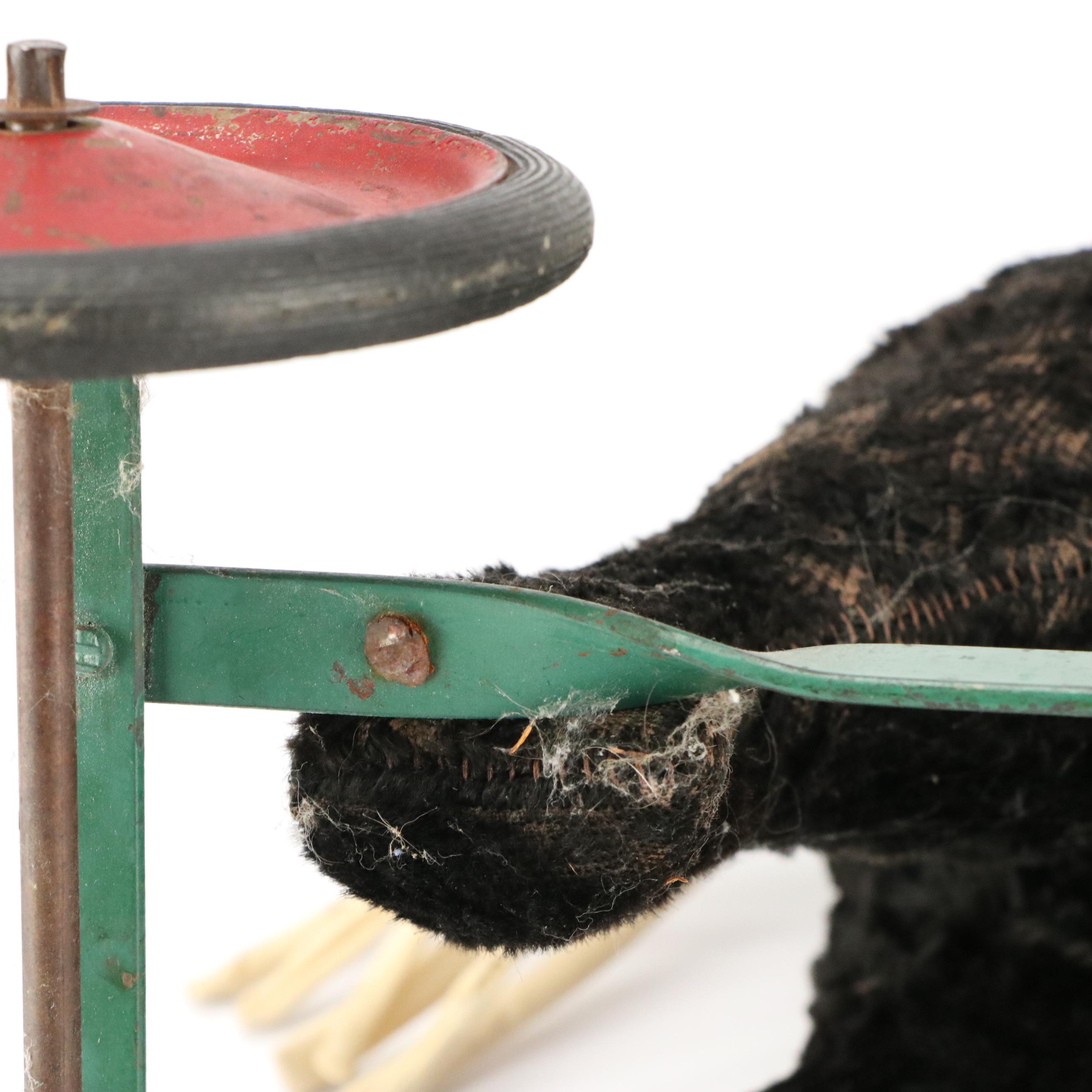 Steiff Plush Horse on Wheels Pull Toy