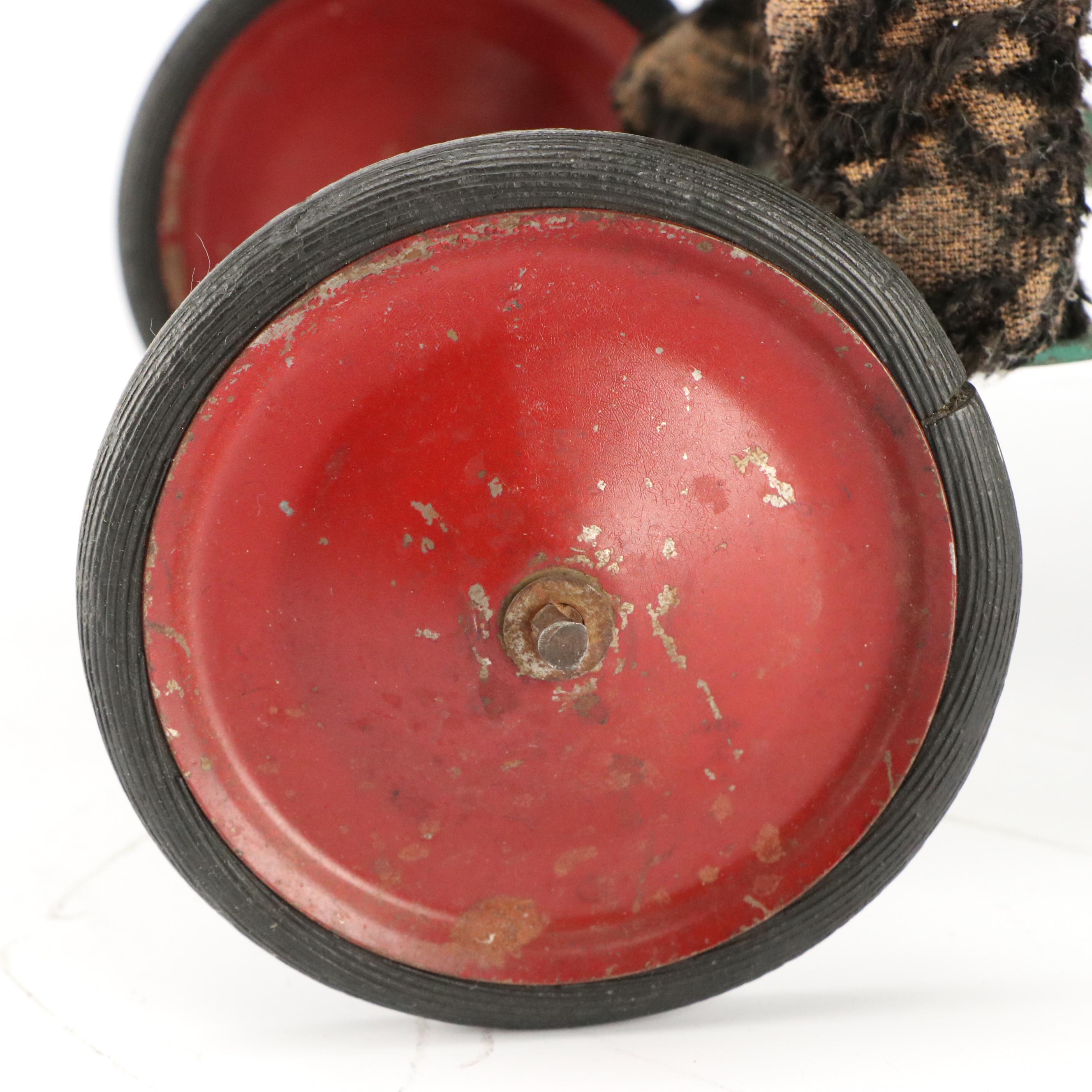 Steiff Plush Horse on Wheels Pull Toy