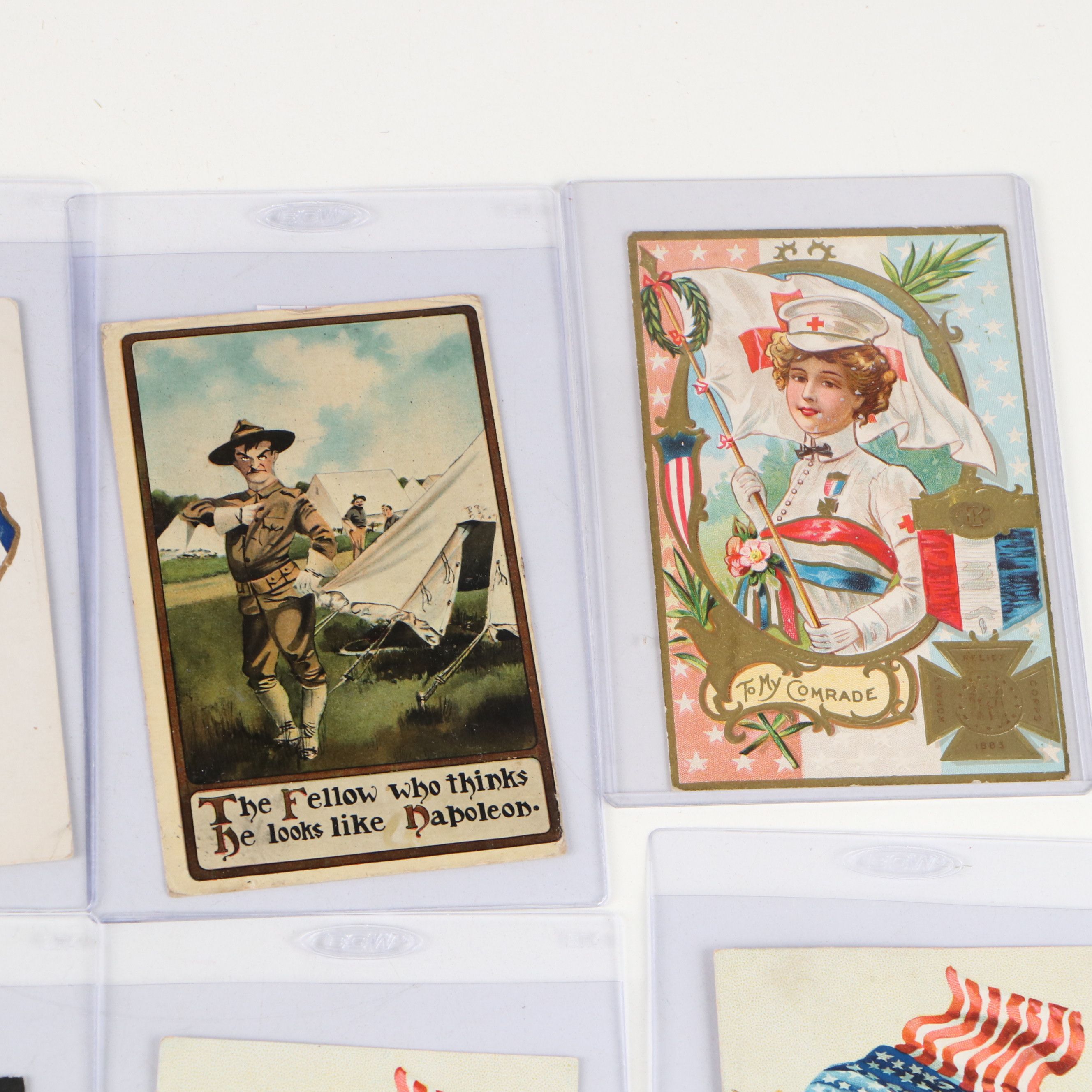 Spanish American War Era and Other Patriotic Postcards, Late 19th/ Early 20th C.