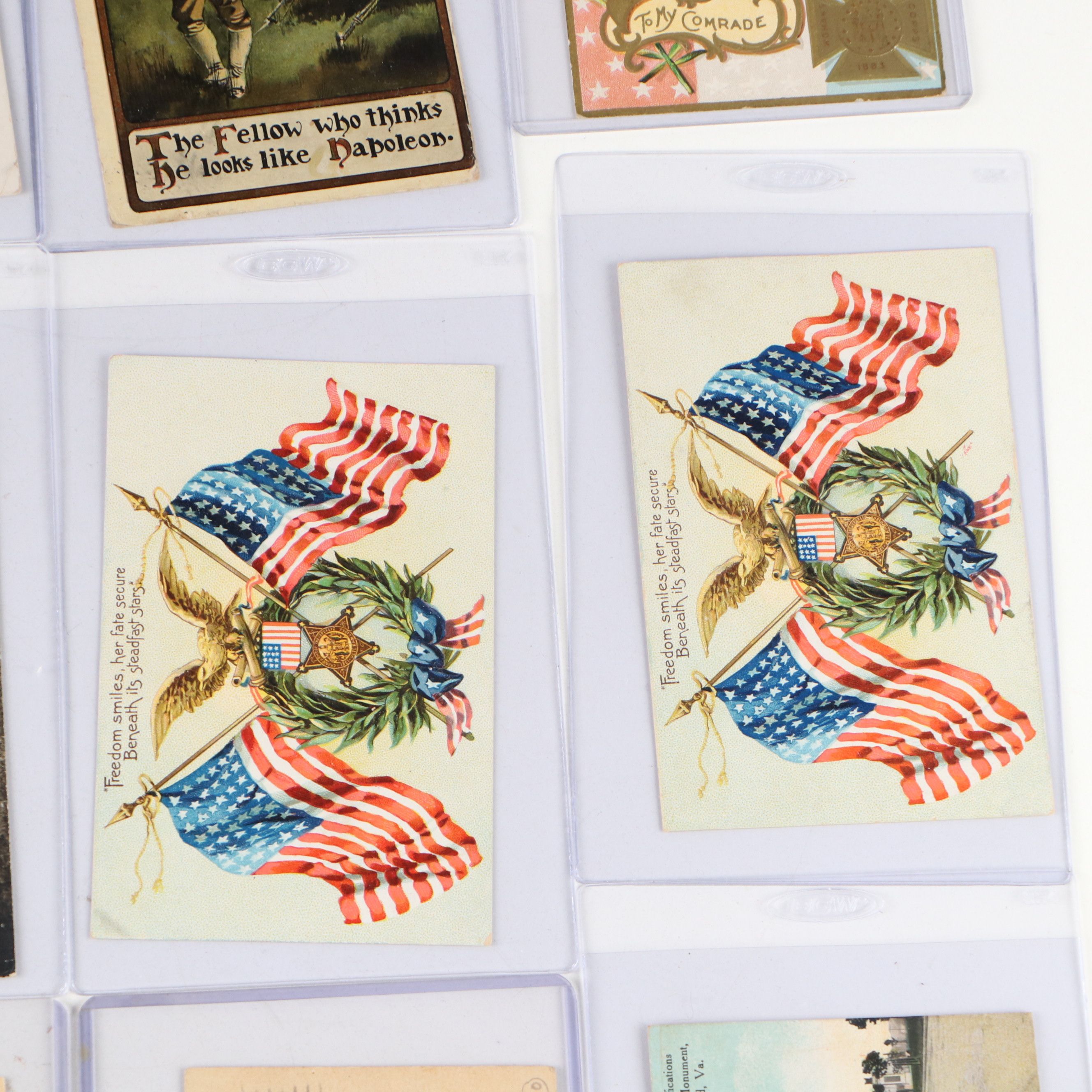 Spanish American War Era and Other Patriotic Postcards, Late 19th/ Early 20th C.
