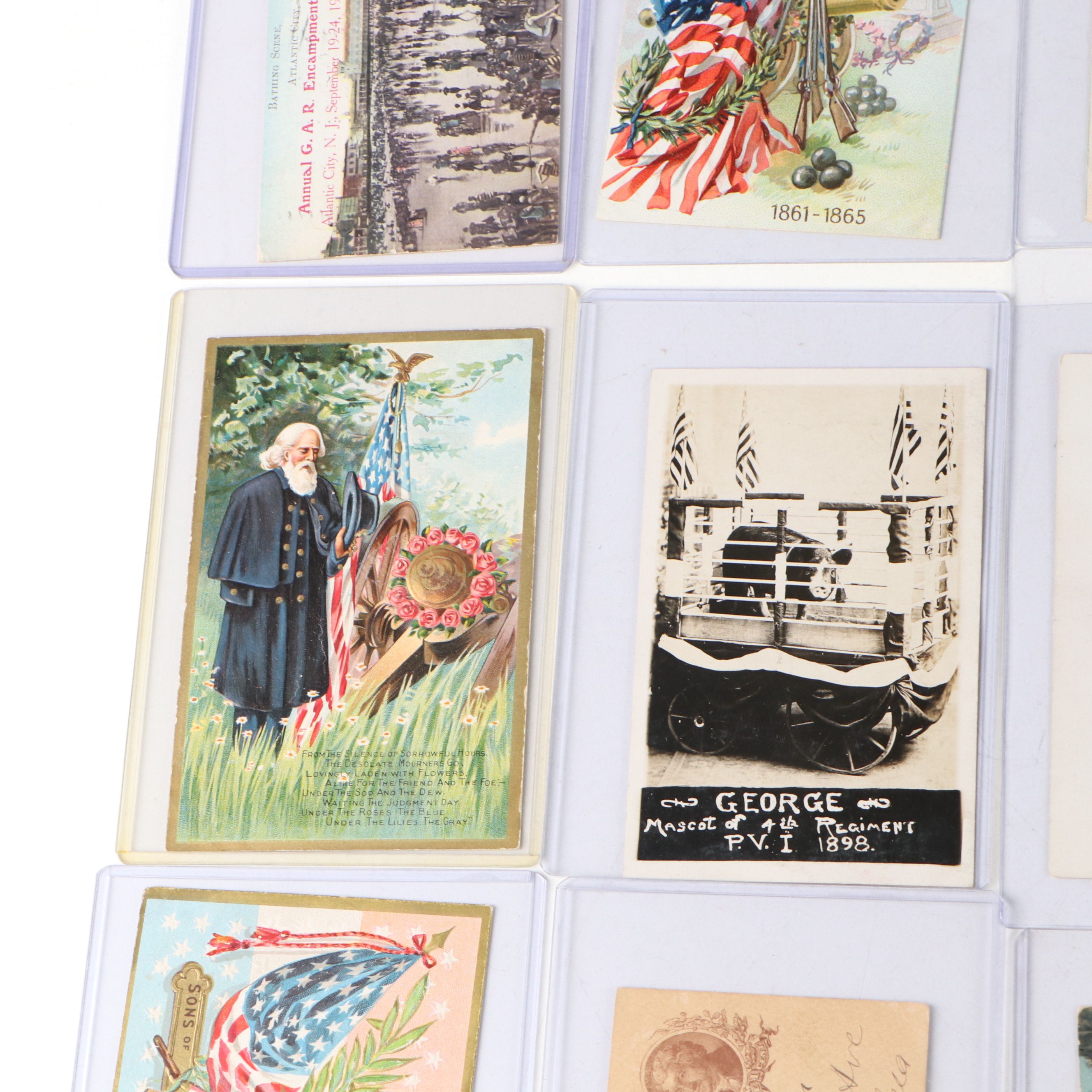 Spanish American War Era and Other Patriotic Postcards, Late 19th/ Early 20th C.