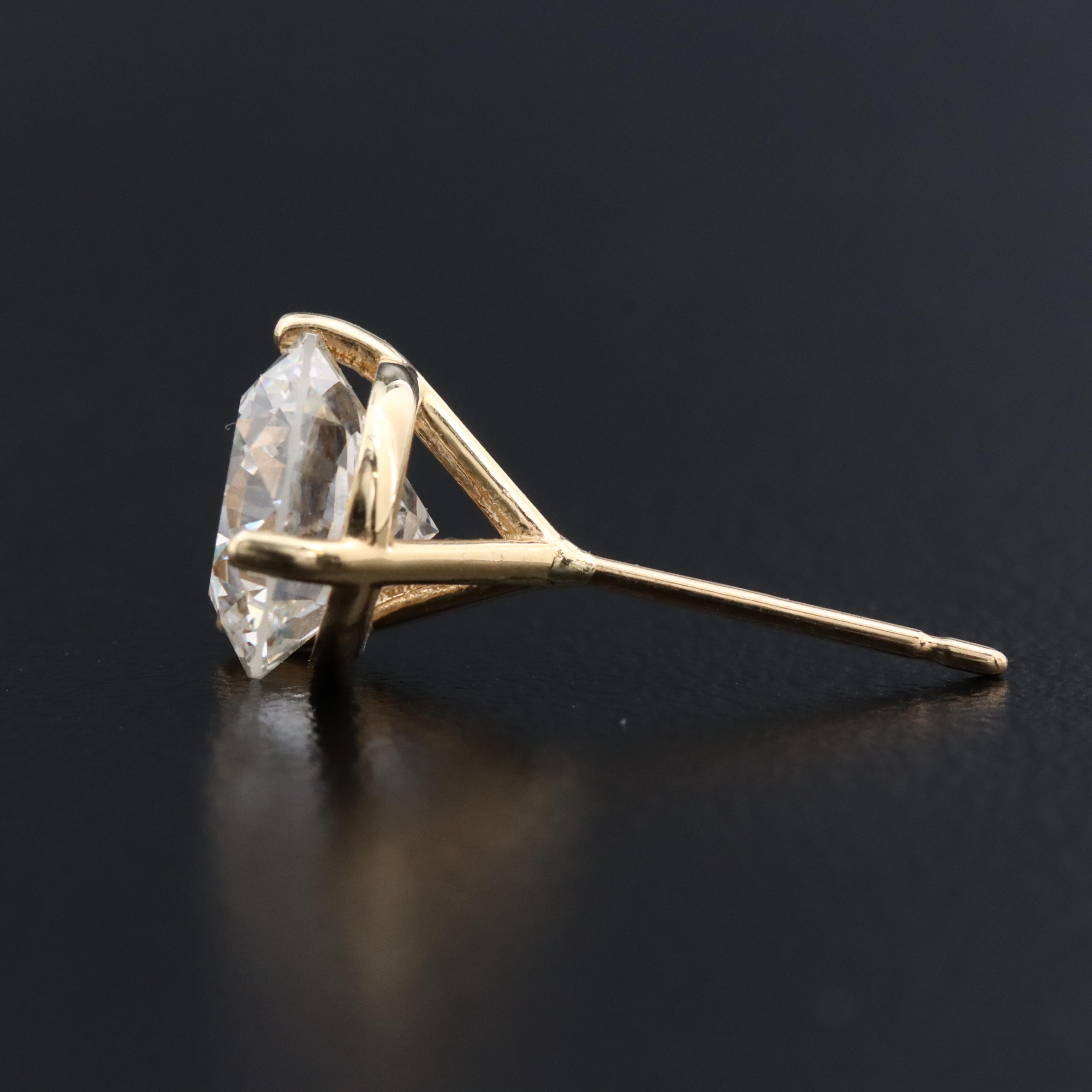 14K 4.00 CTW Lab Grown Diamond Earrings