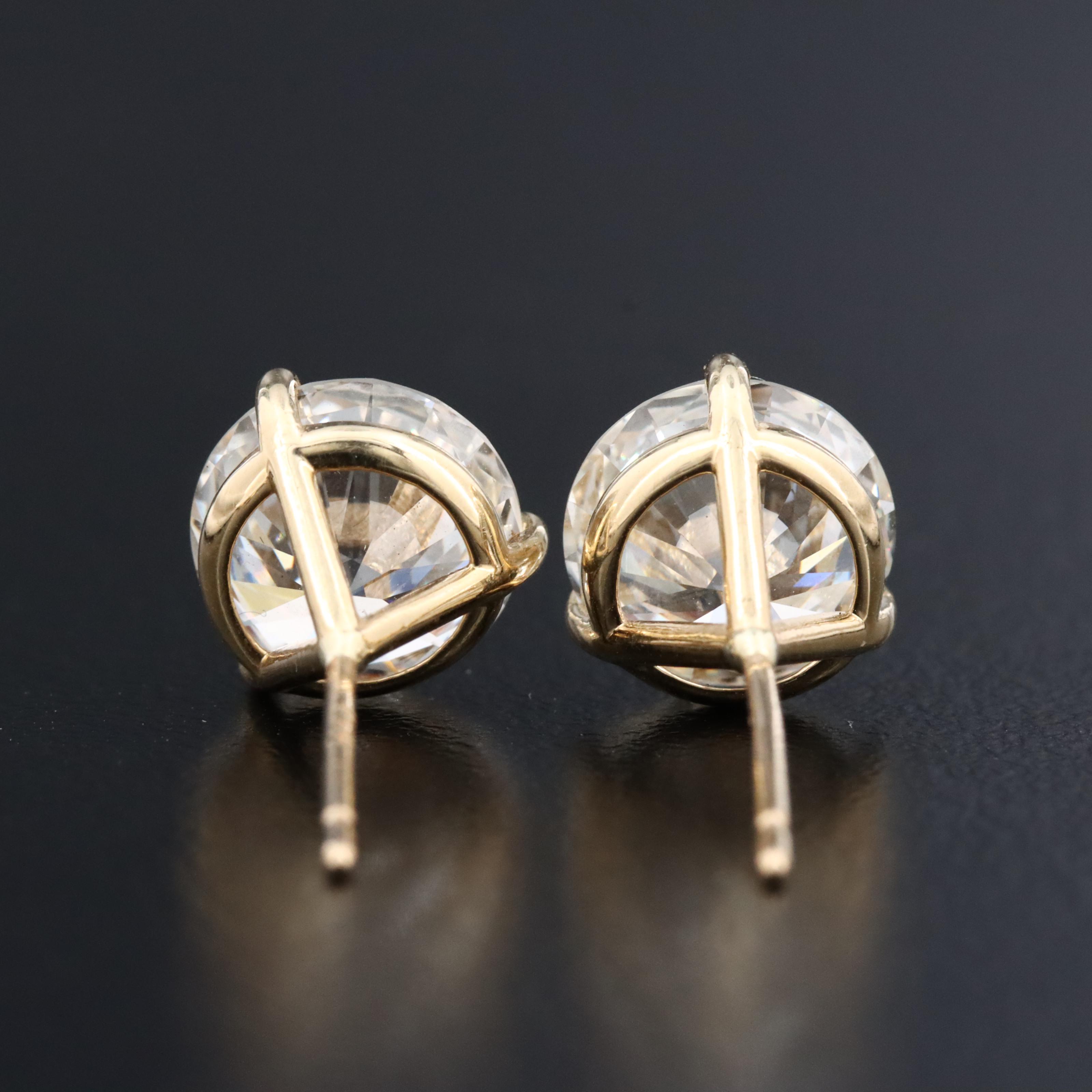 14K 4.00 CTW Lab Grown Diamond Earrings