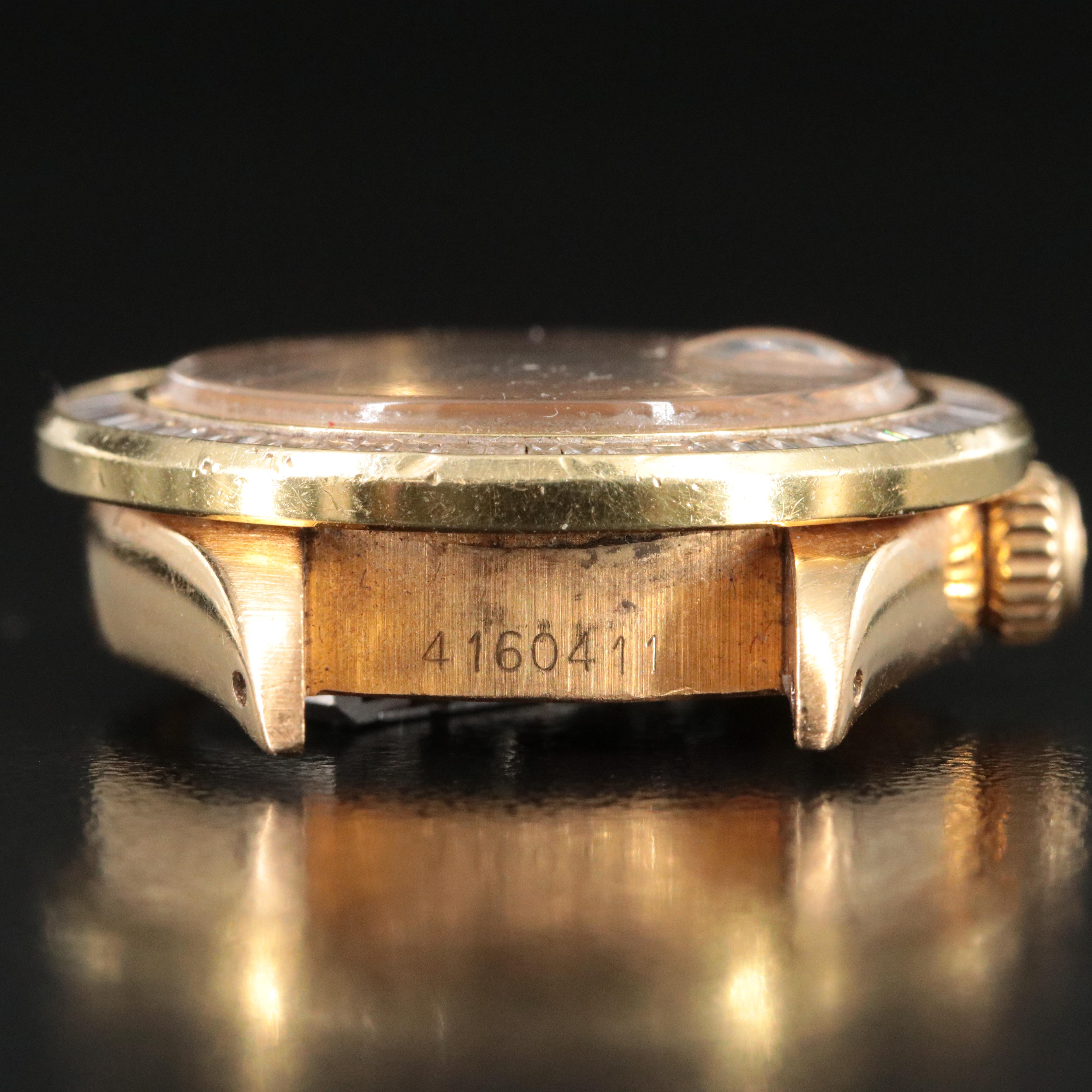 1974 Rolex Custom Diamond Dial and Bezel Datejust Watch