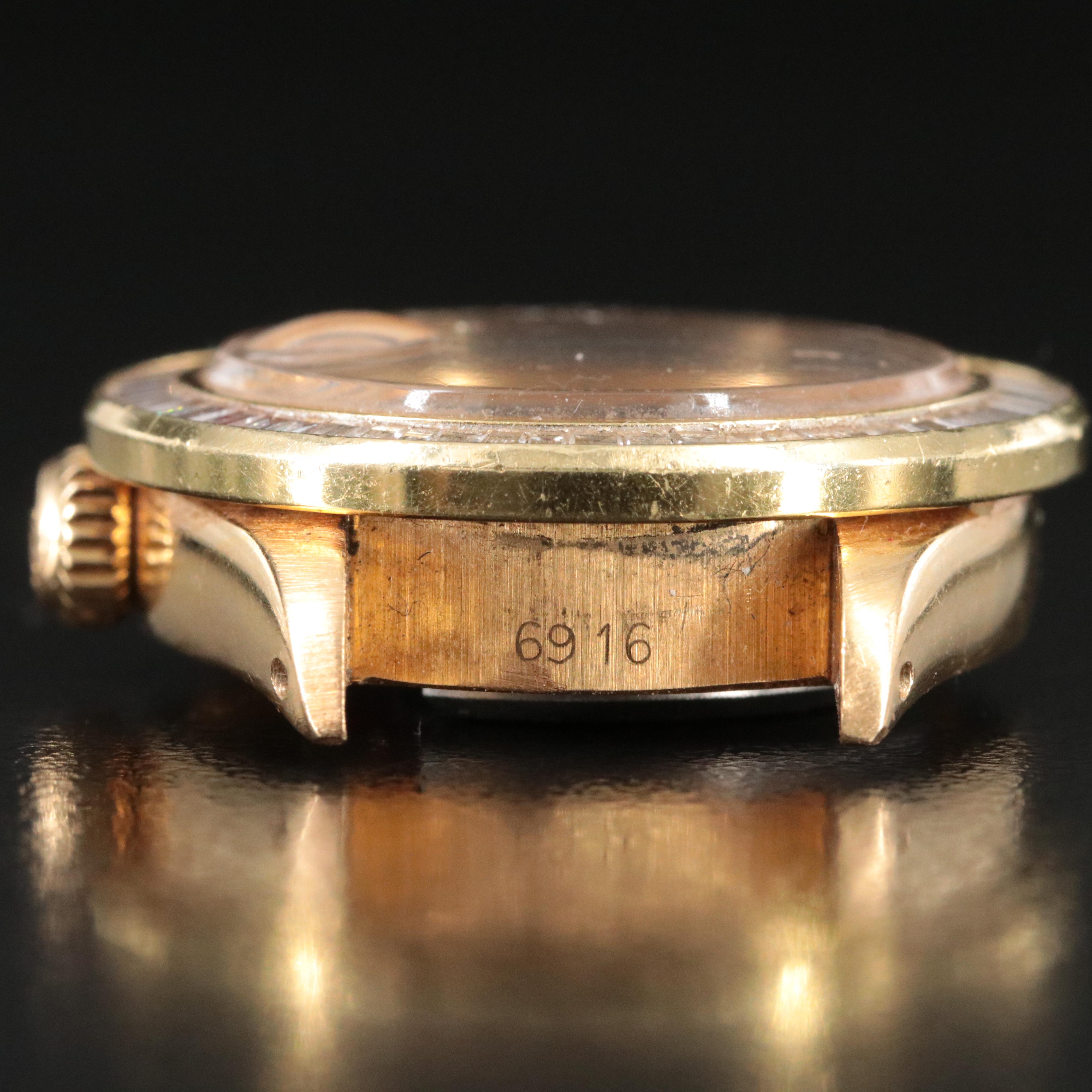 1974 Rolex Custom Diamond Dial and Bezel Datejust Watch