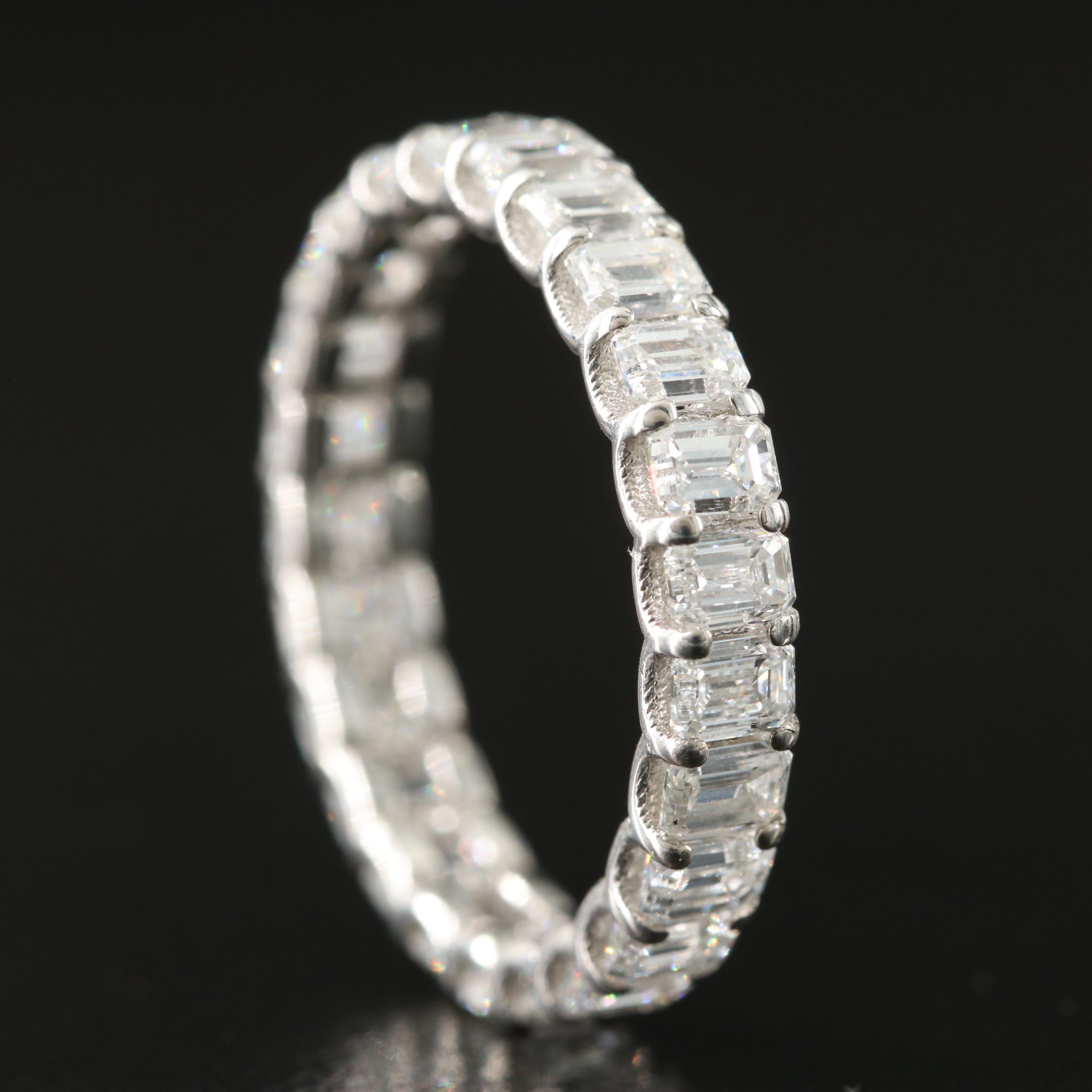 14K 2.50 CTW Lab Grown Diamond Eternity Band
