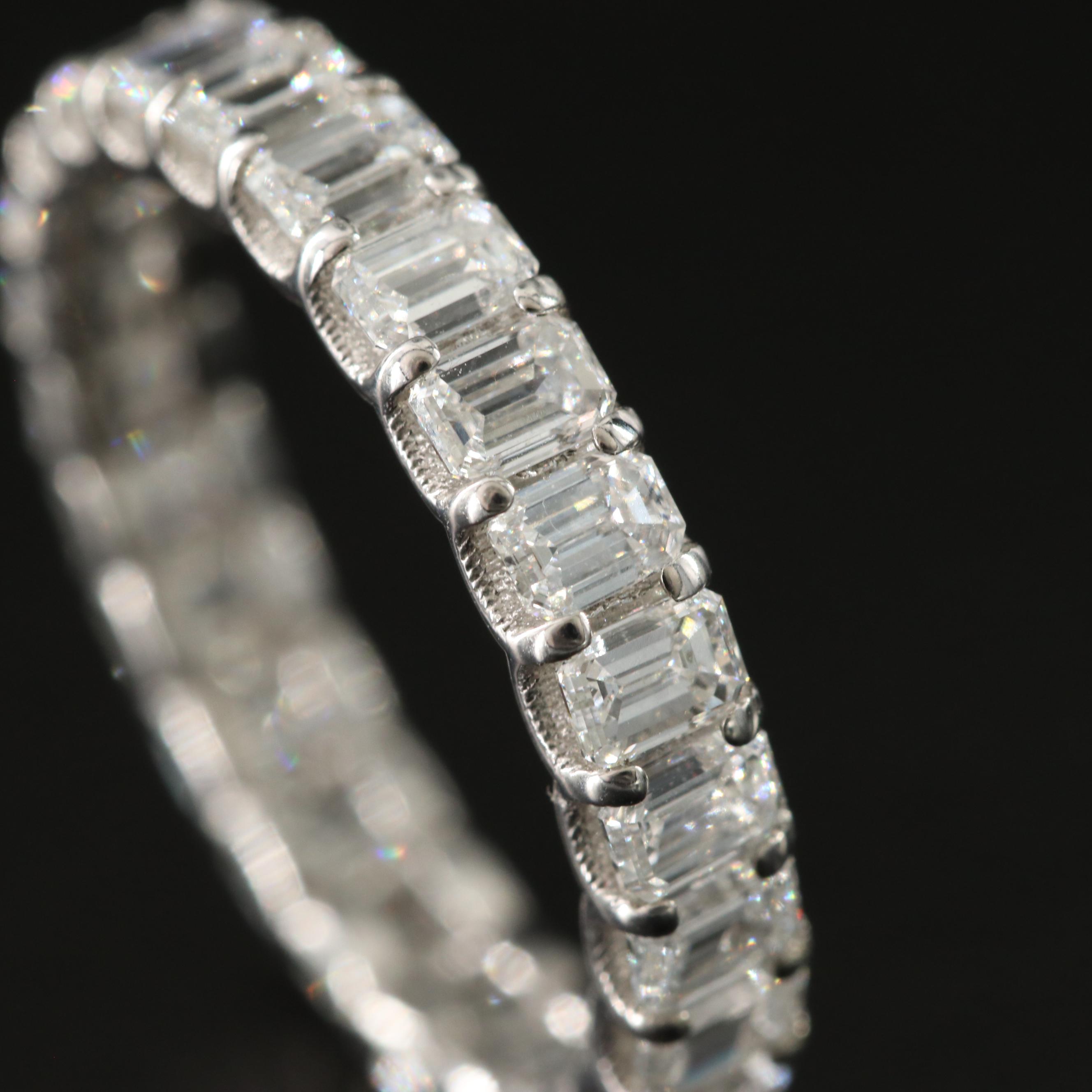 14K 2.50 CTW Lab Grown Diamond Eternity Band