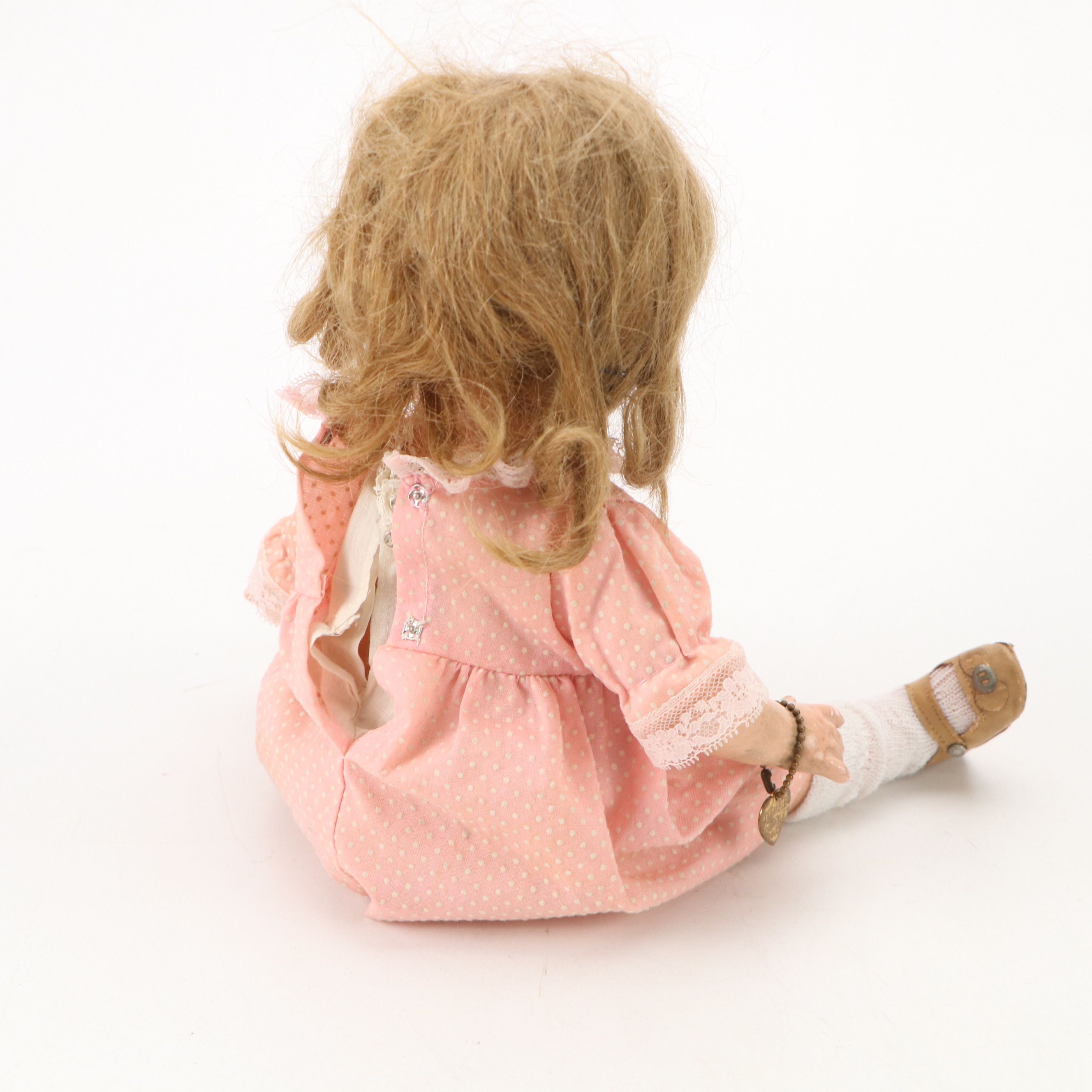 Vrai Rosary and Nun Doll with Effanbee Patsy Joan Doll and Telephone Toy