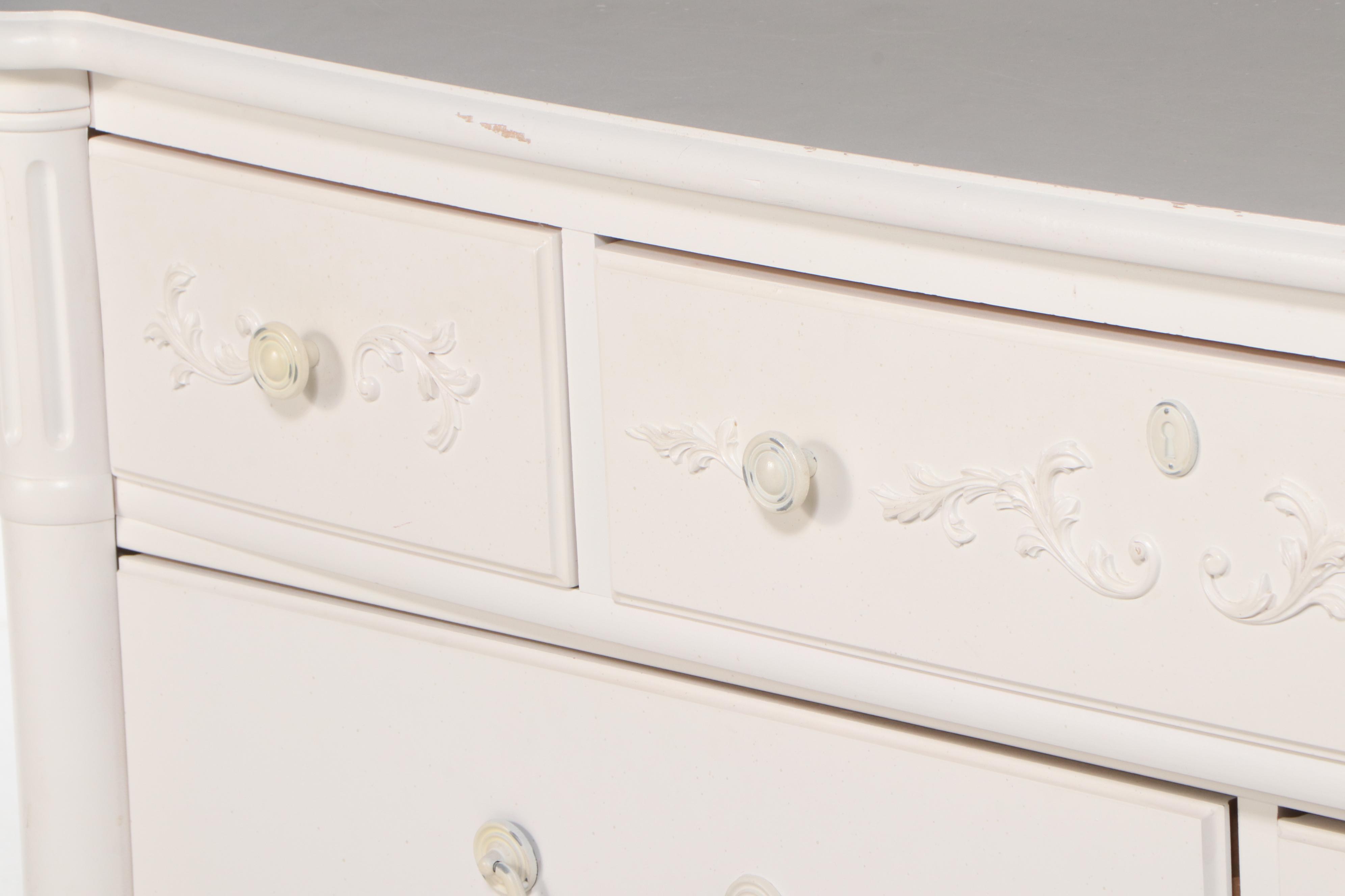 Young America by Stanley Furniture White-Painted Wood Chest of Drawers