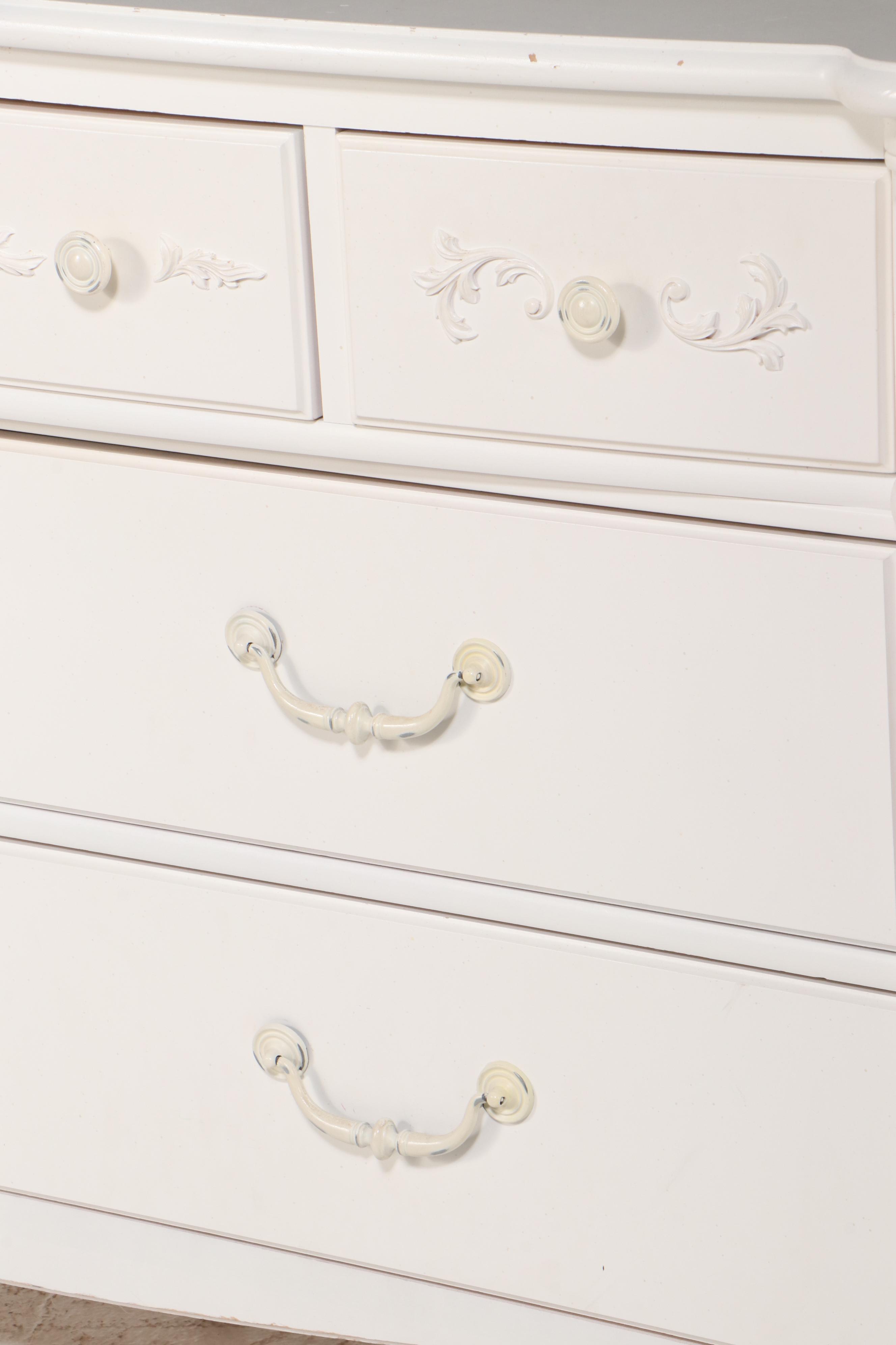 Young America by Stanley Furniture White-Painted Wood Chest of Drawers