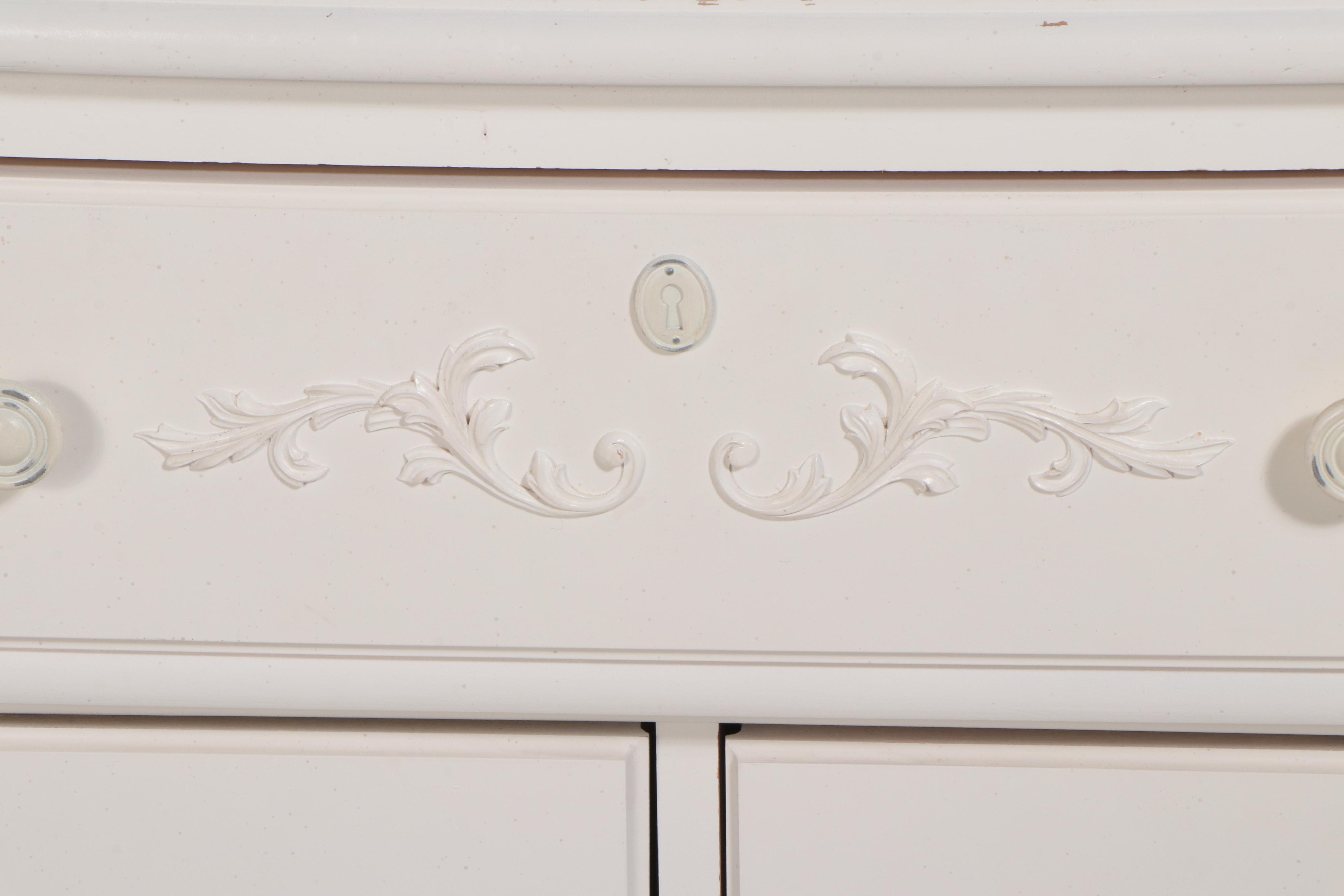 Young America by Stanley Furniture White-Painted Wood Chest of Drawers