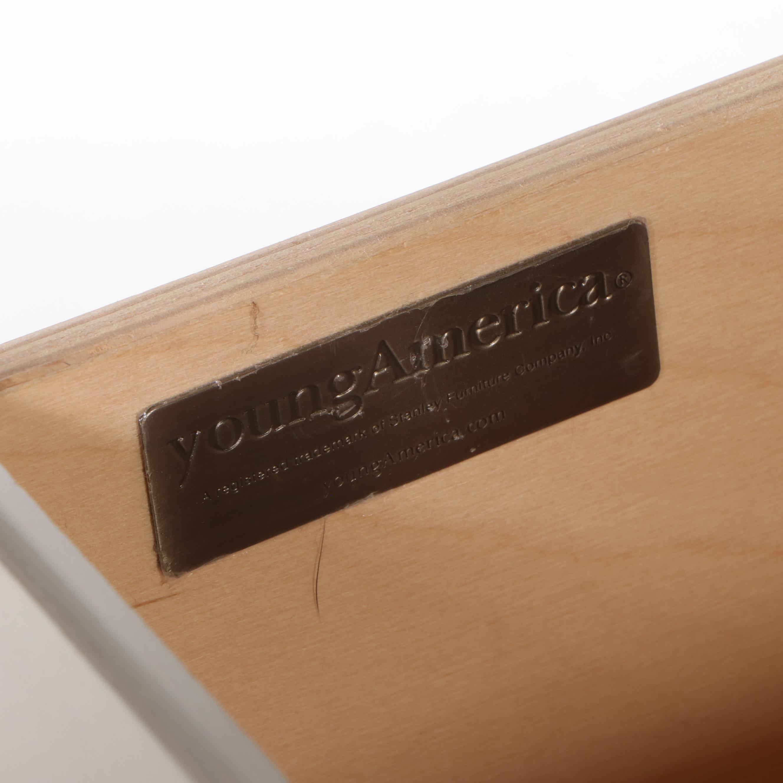 Young America by Stanley Furniture White-Painted Wood Chest of Drawers