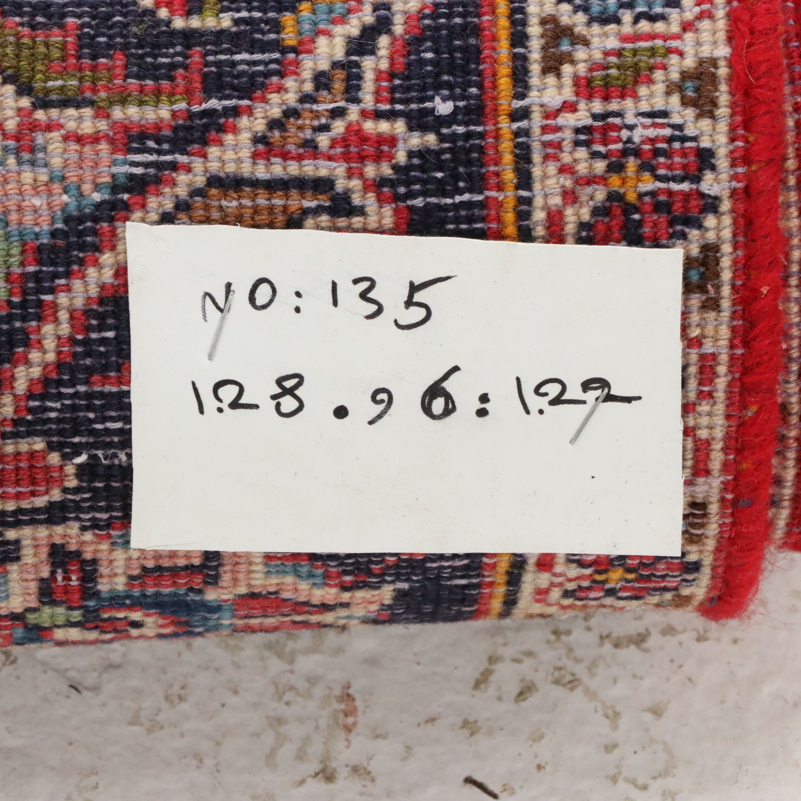 3'3 x 4'3 Hand-Knotted Persian Kashan Accent Rug