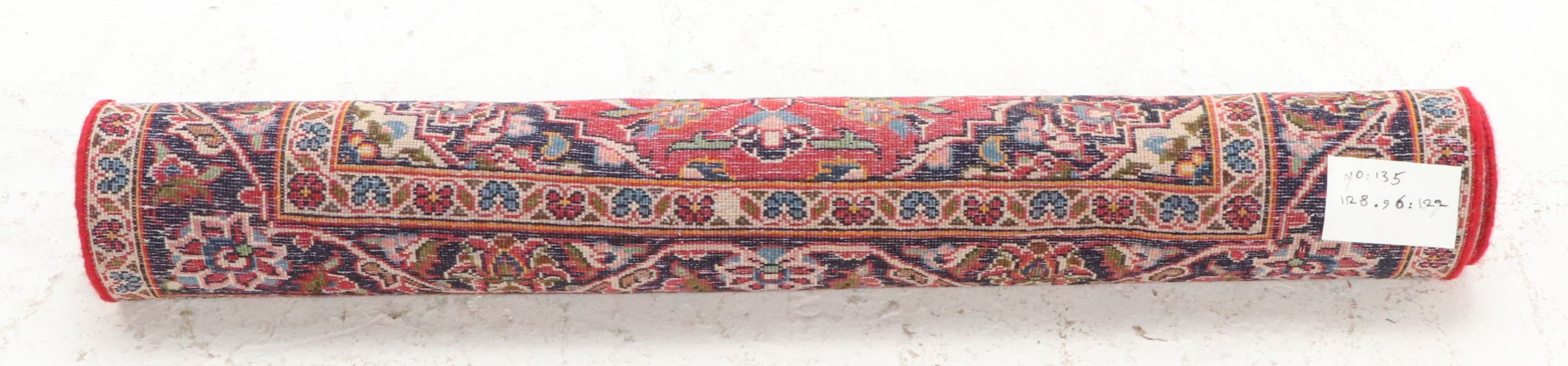 3'3 x 4'3 Hand-Knotted Persian Kashan Accent Rug