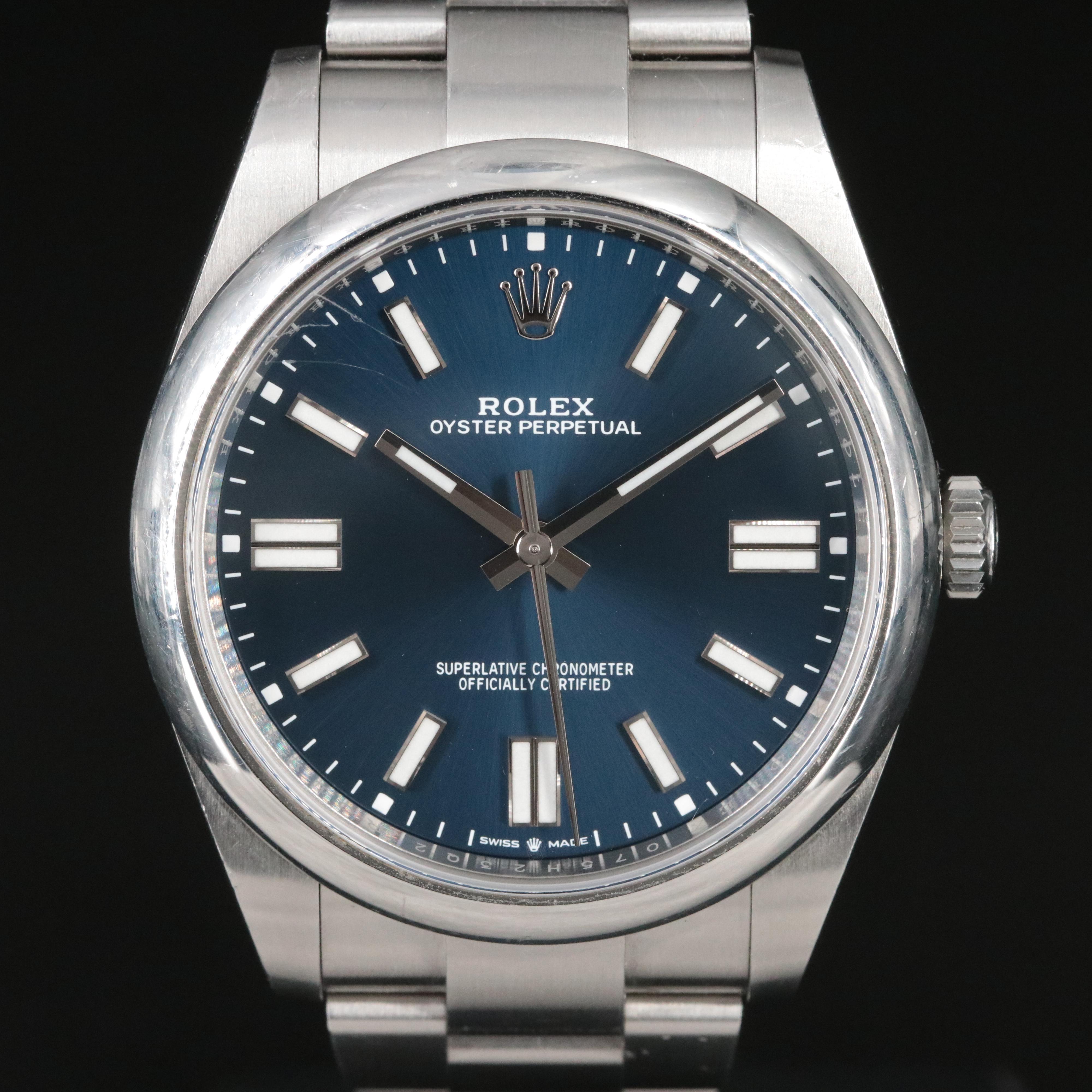 2020 Rolex Oyster Perpetual 41 mm Model 124300 Watch