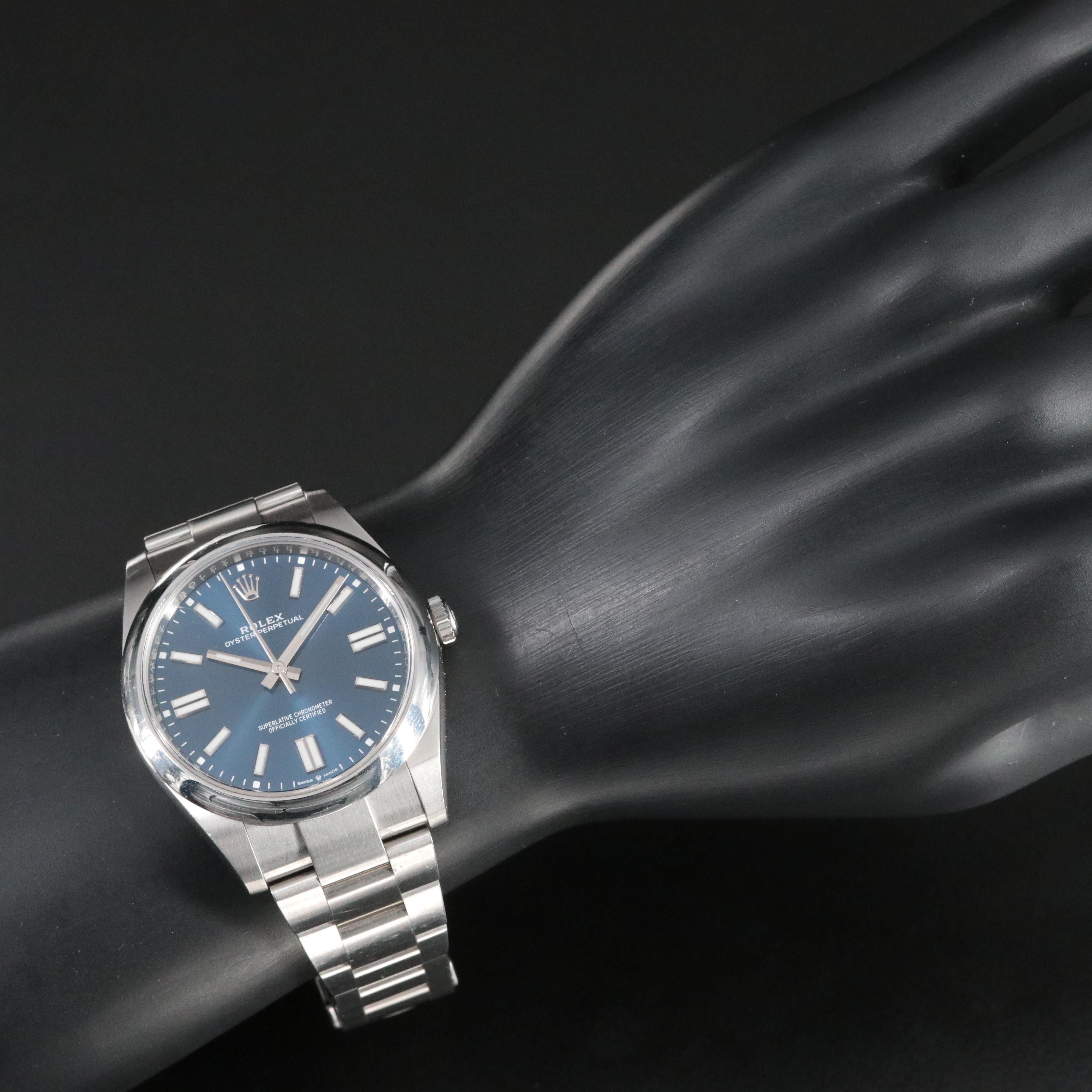 2020 Rolex Oyster Perpetual 41 mm Model 124300 Watch