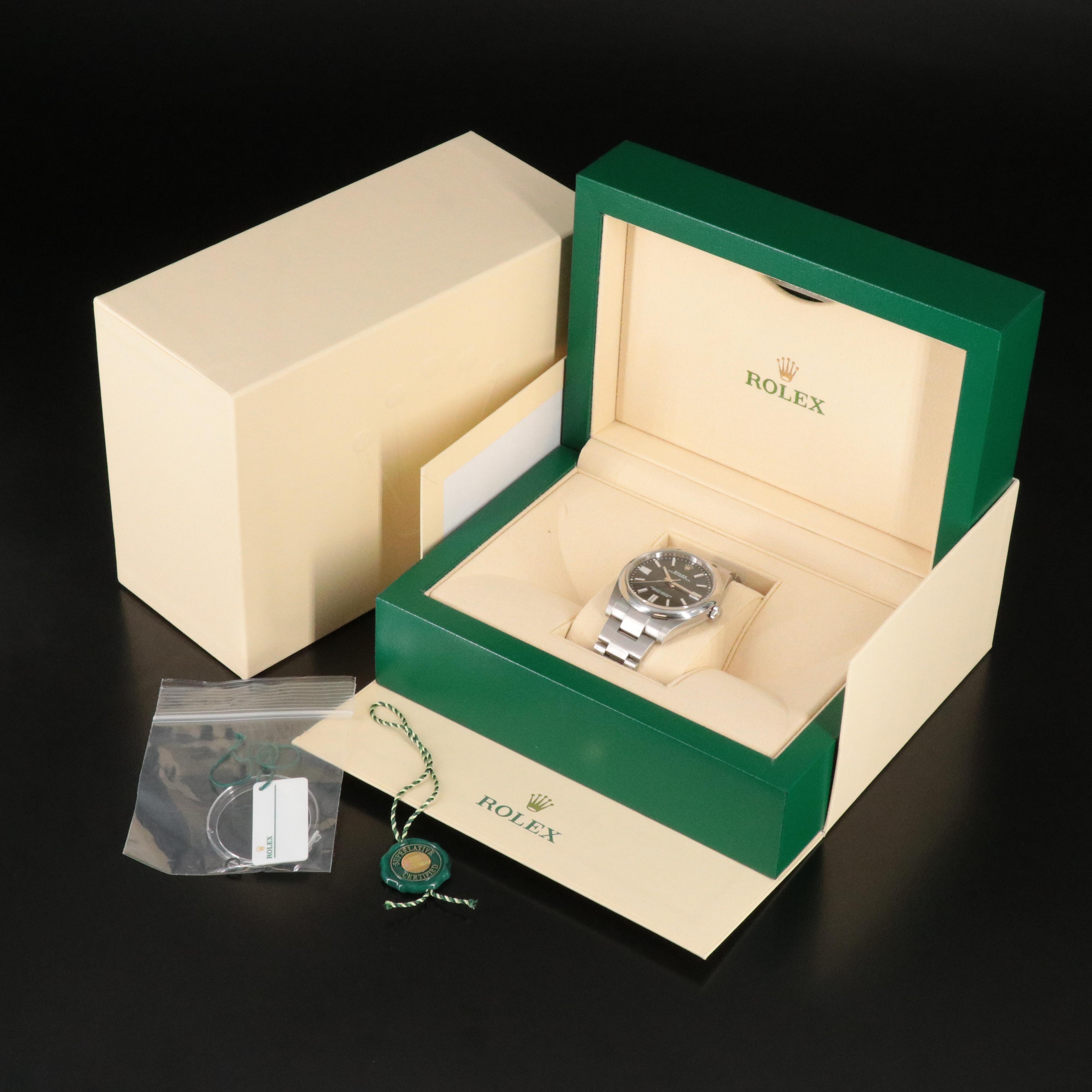 2020 Rolex Oyster Perpetual 41 mm Model 124300 Watch