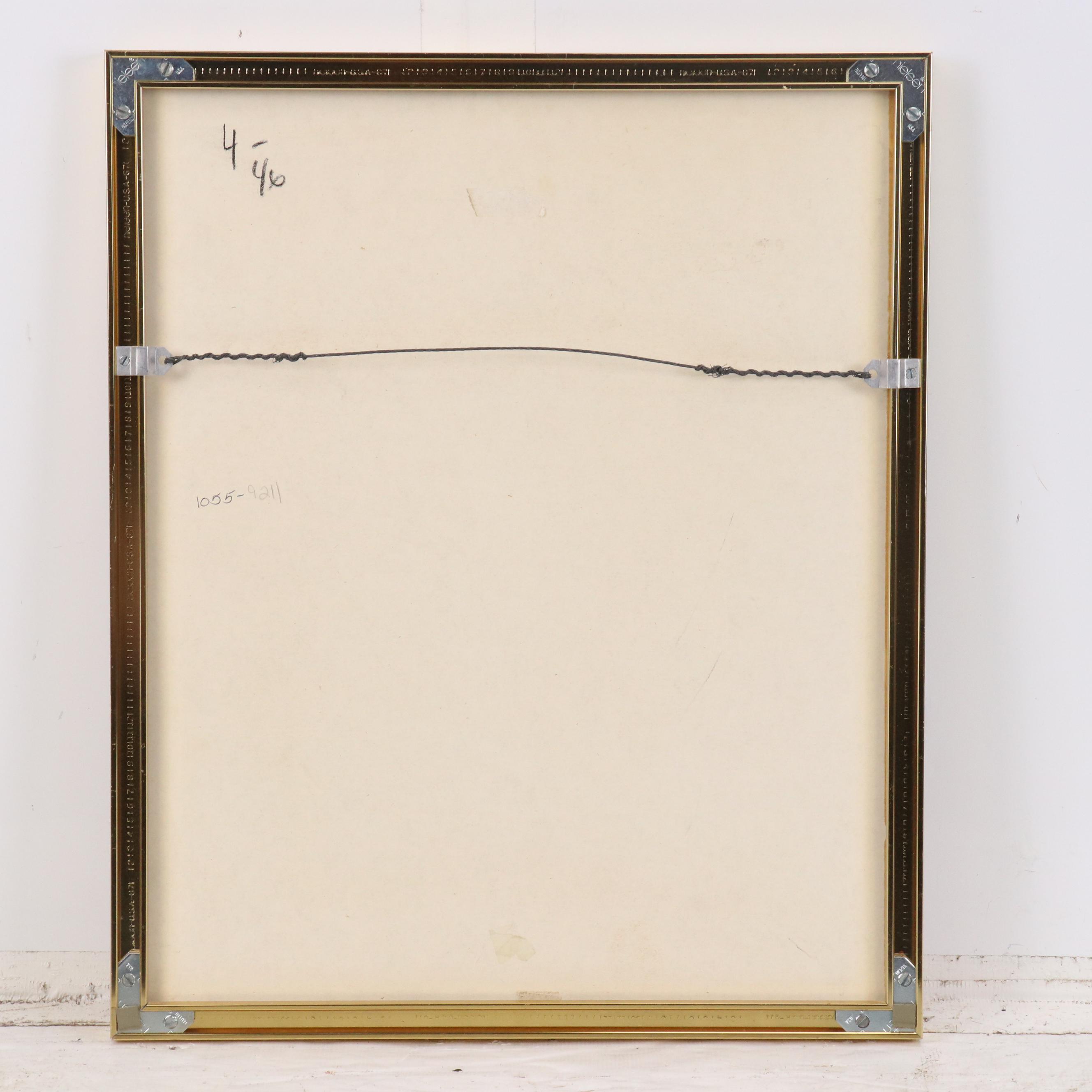 Offset Lithograph After Mary Lou Goertzen Floral Still Life