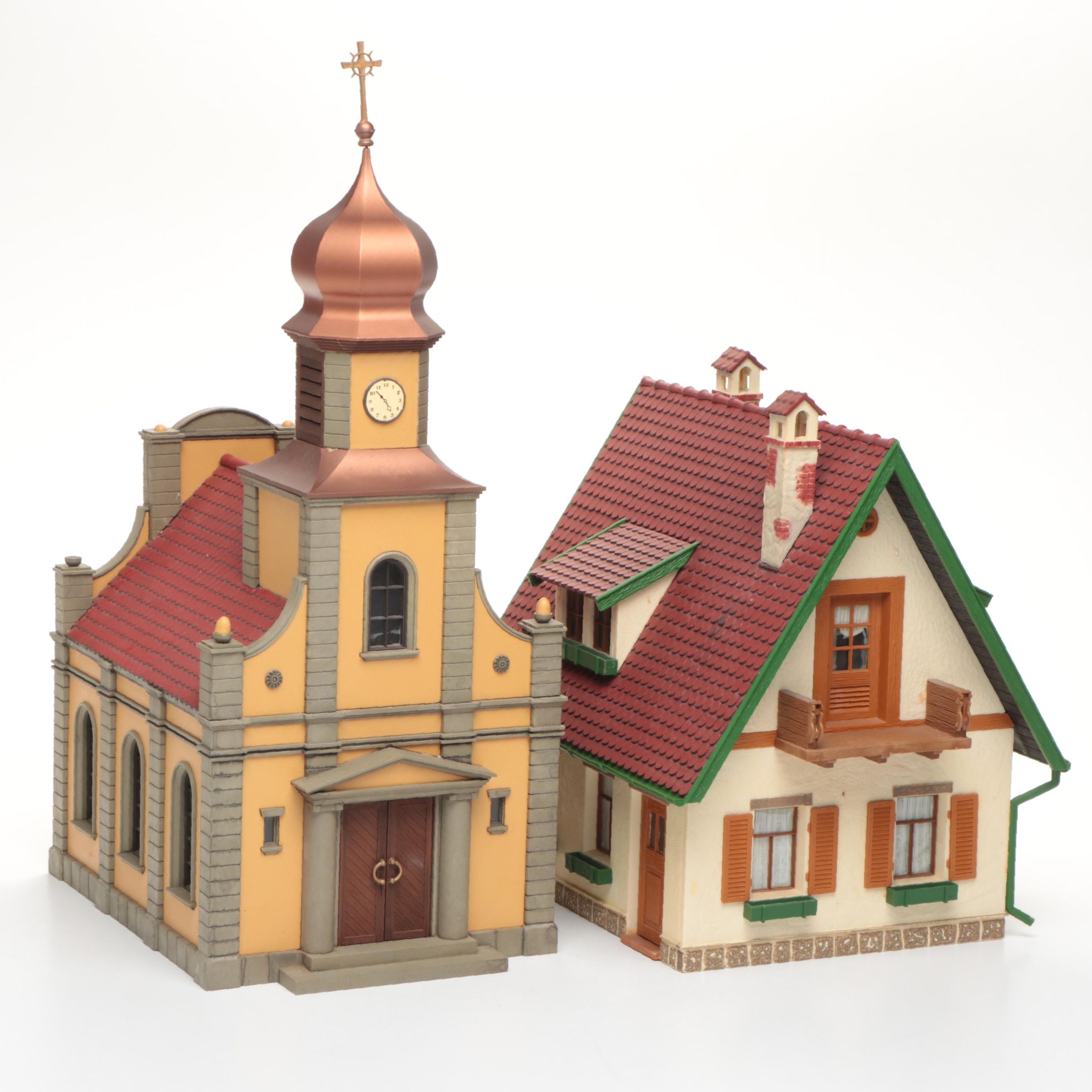 POLA LGB Church and House G Scale Train Track Buildings