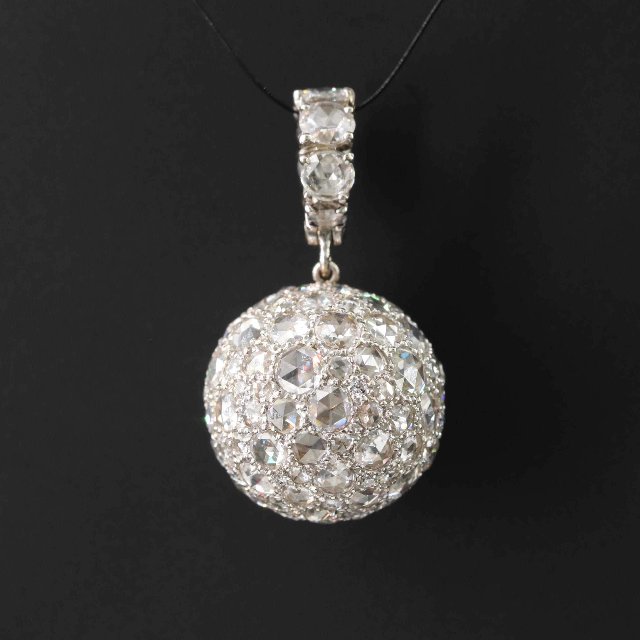 18K 4.62 CTW Diamond Pendant