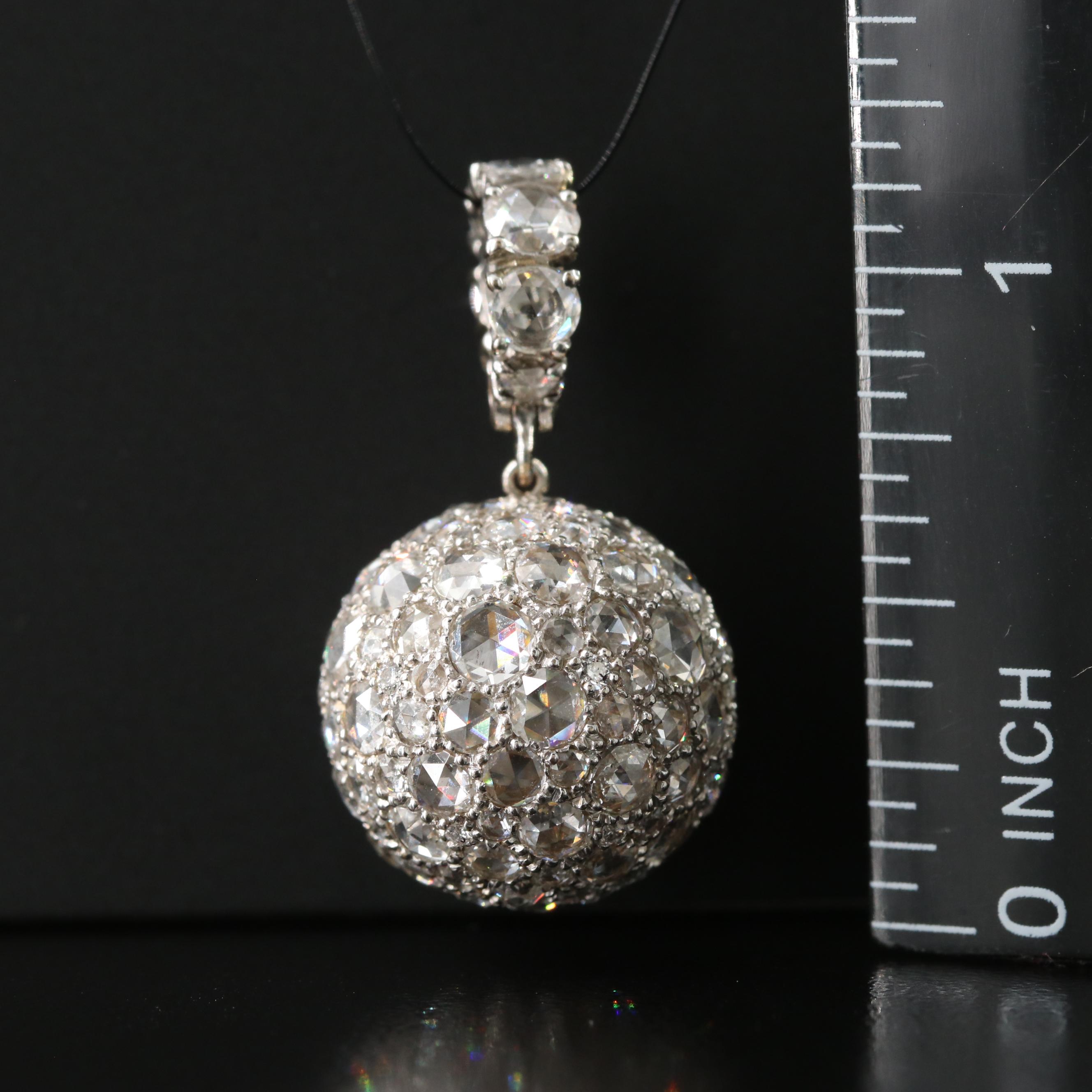 18K 4.62 CTW Diamond Pendant